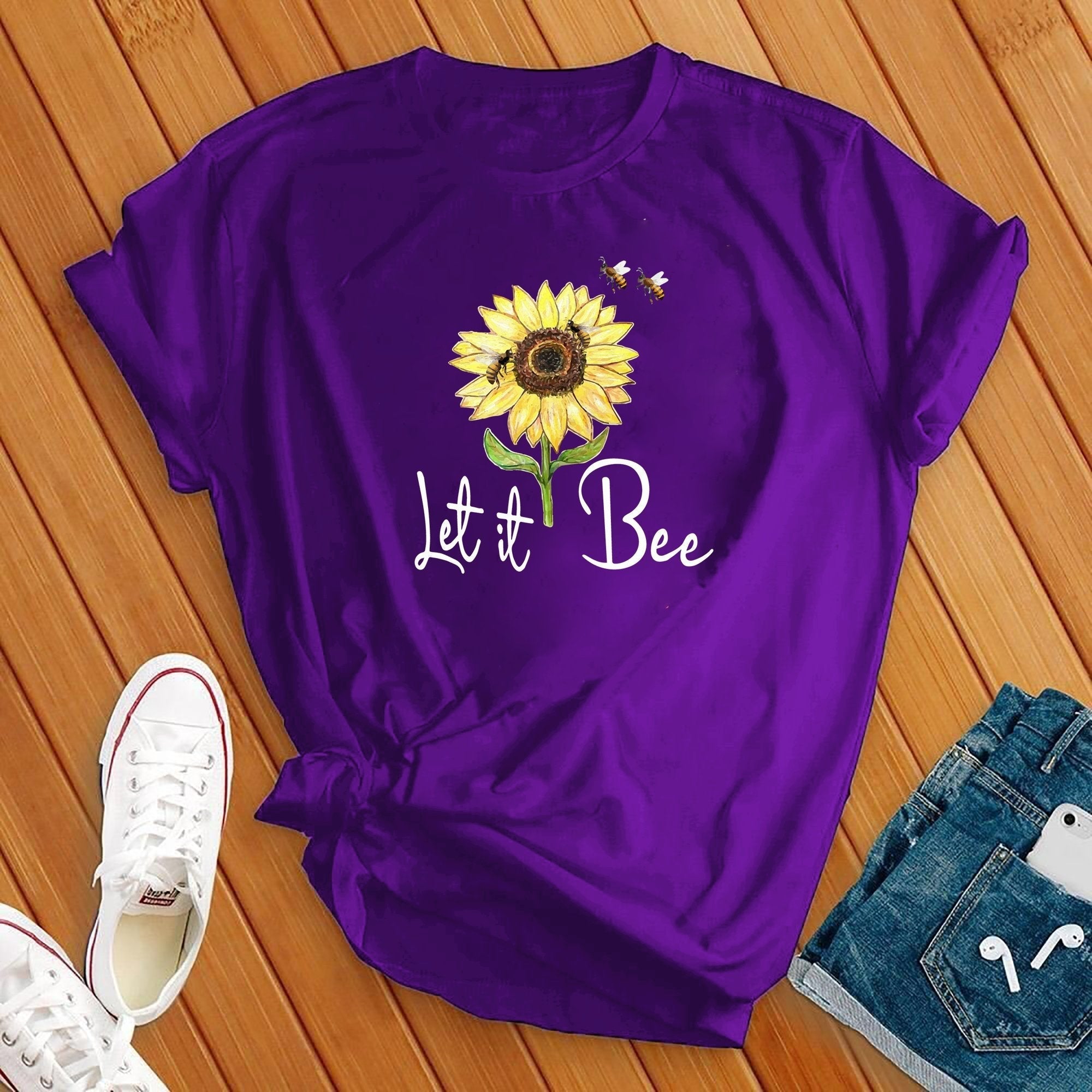 Let It Bee Flower Tee - Love Tees