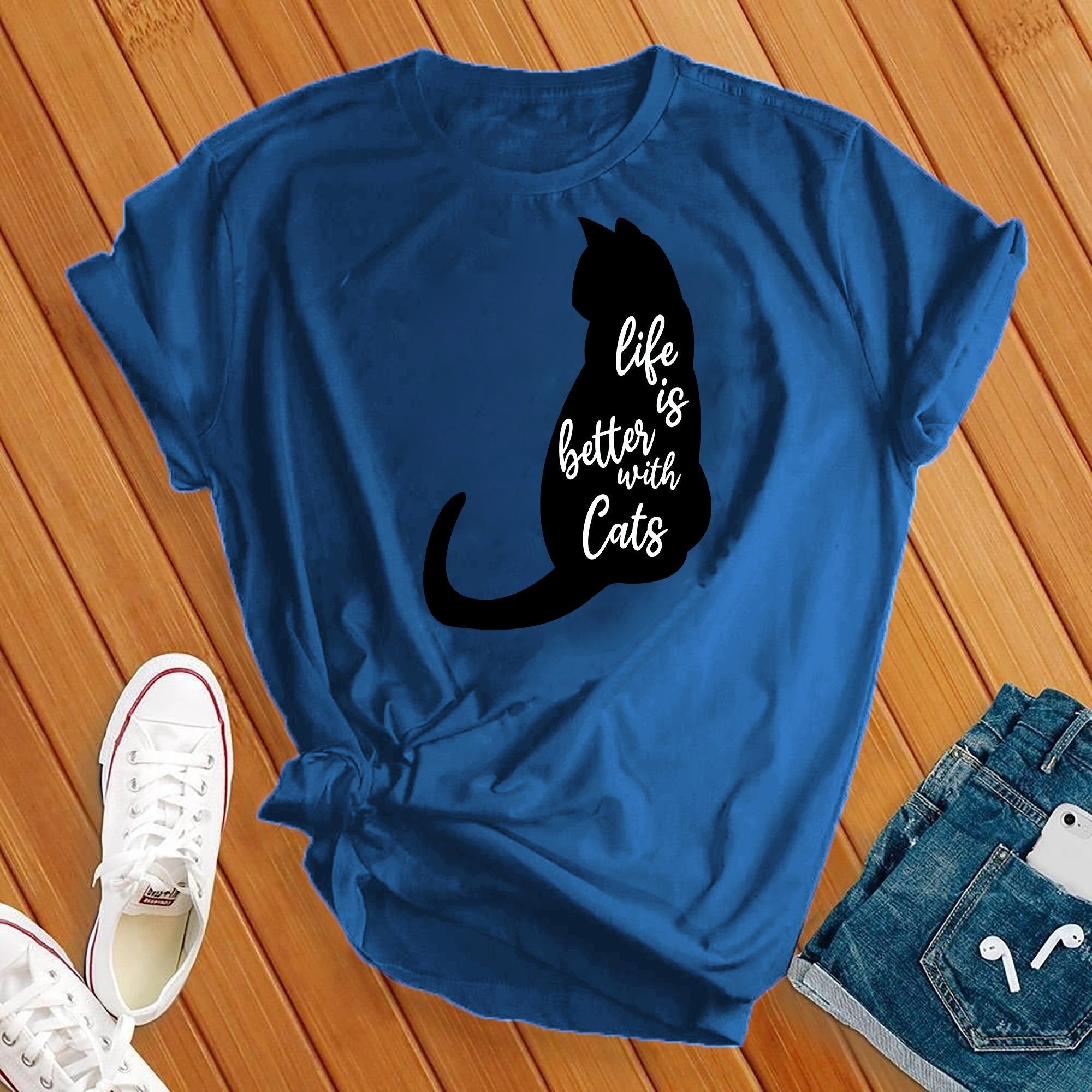 Life Is Better With Cats Tee - Love Tees