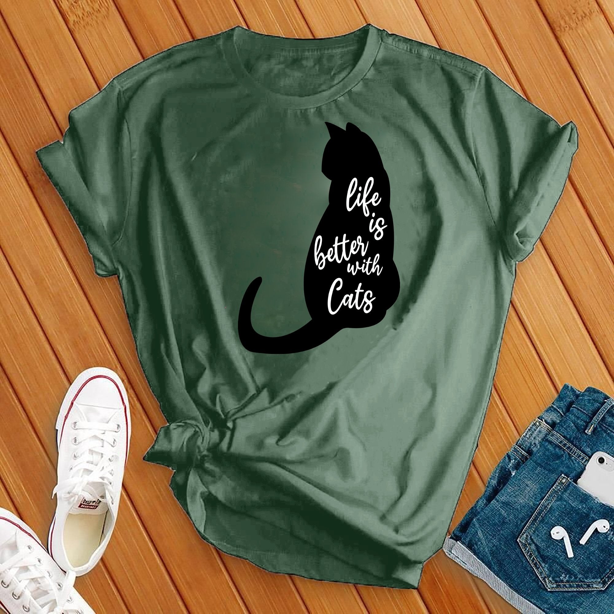 Life Is Better With Cats Tee - Love Tees