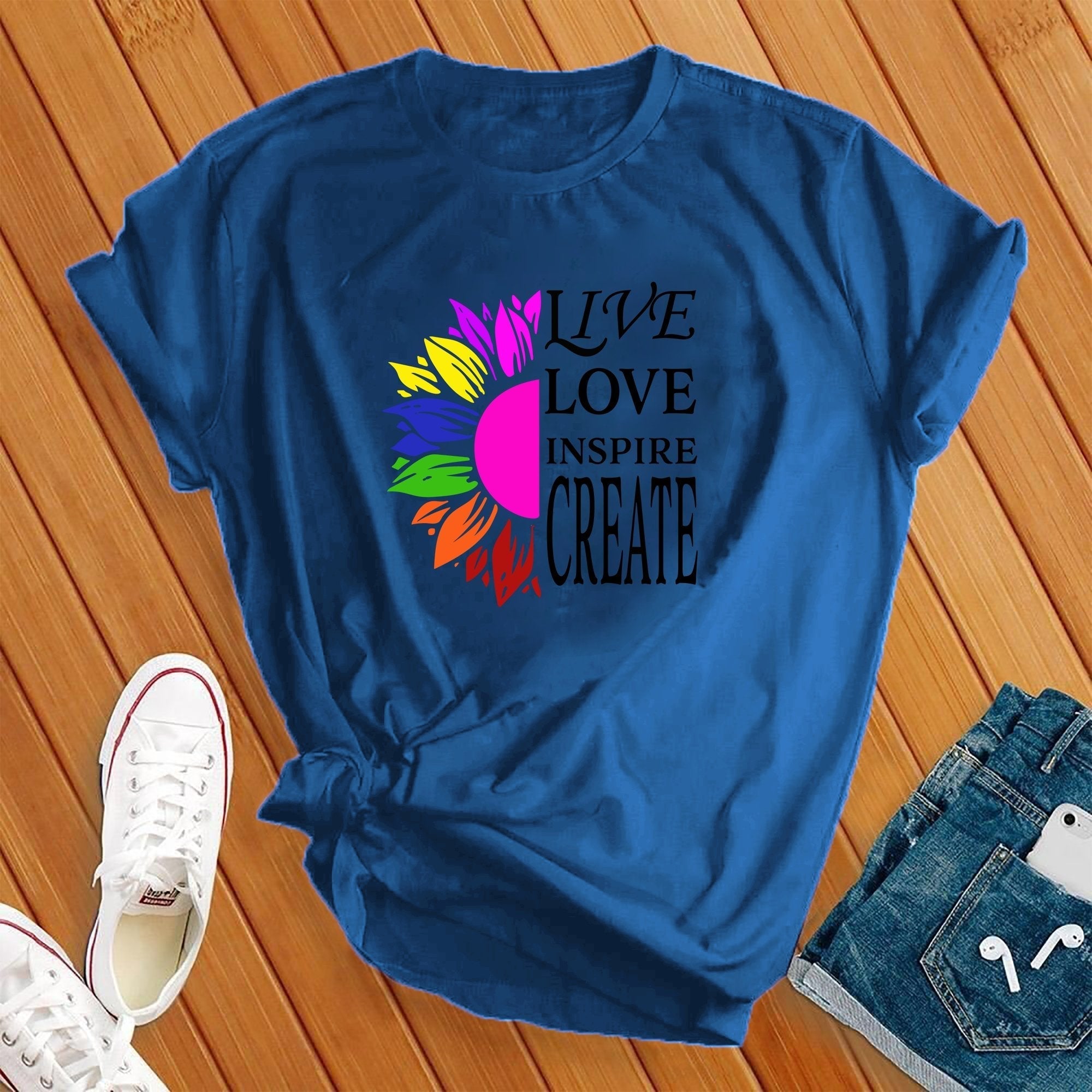 Live Love Flower Tee - Love Tees