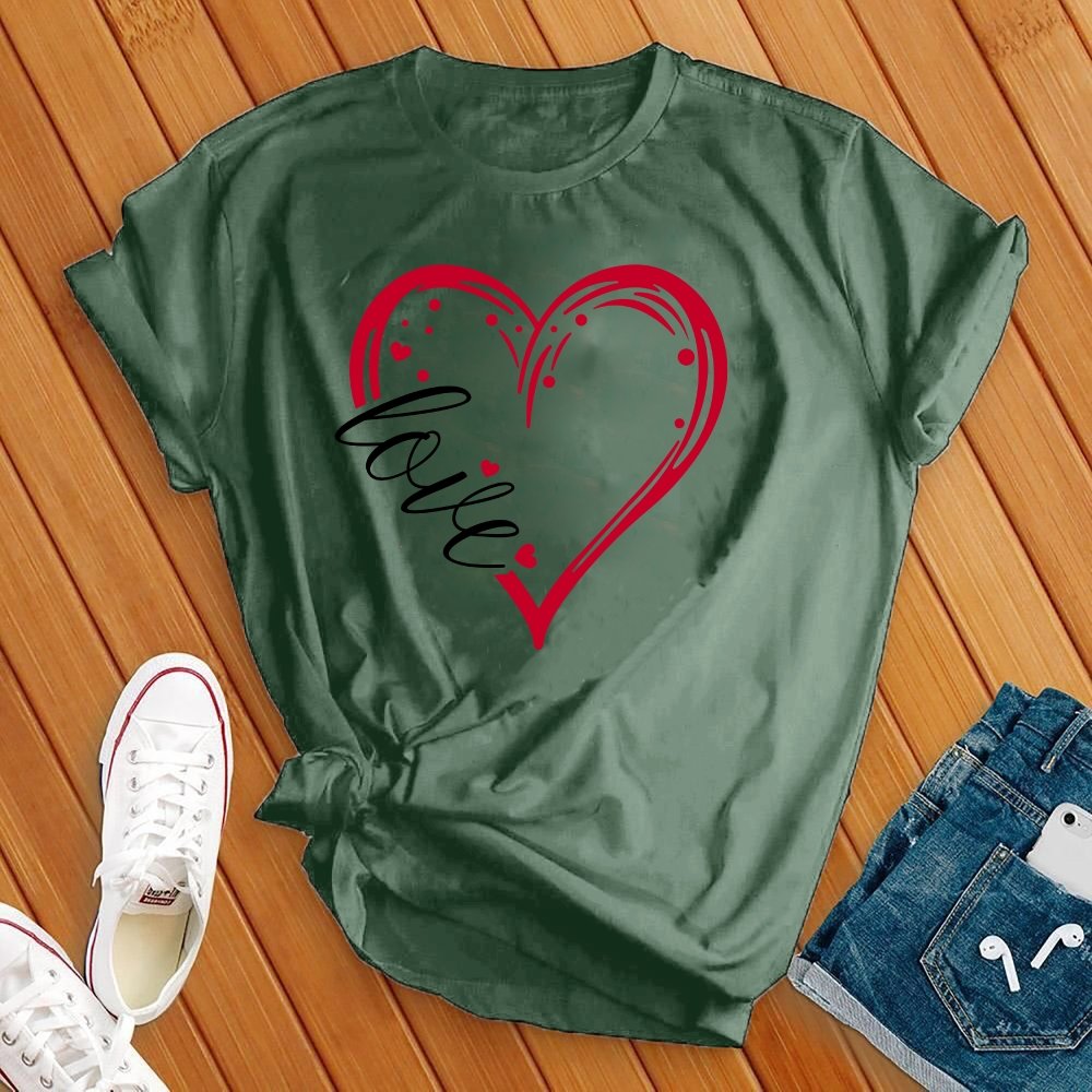 Love Heart Cute Tee - Love Tees