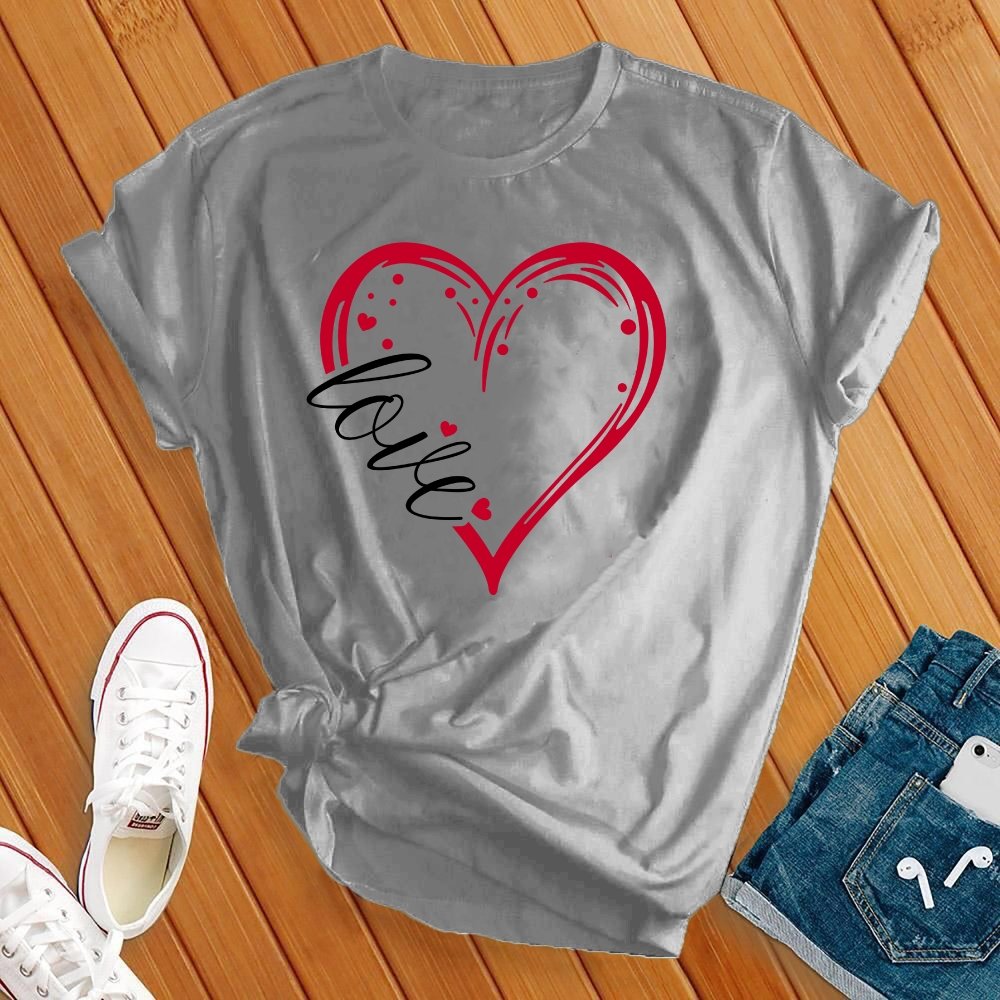 Love Heart Cute Tee - Love Tees