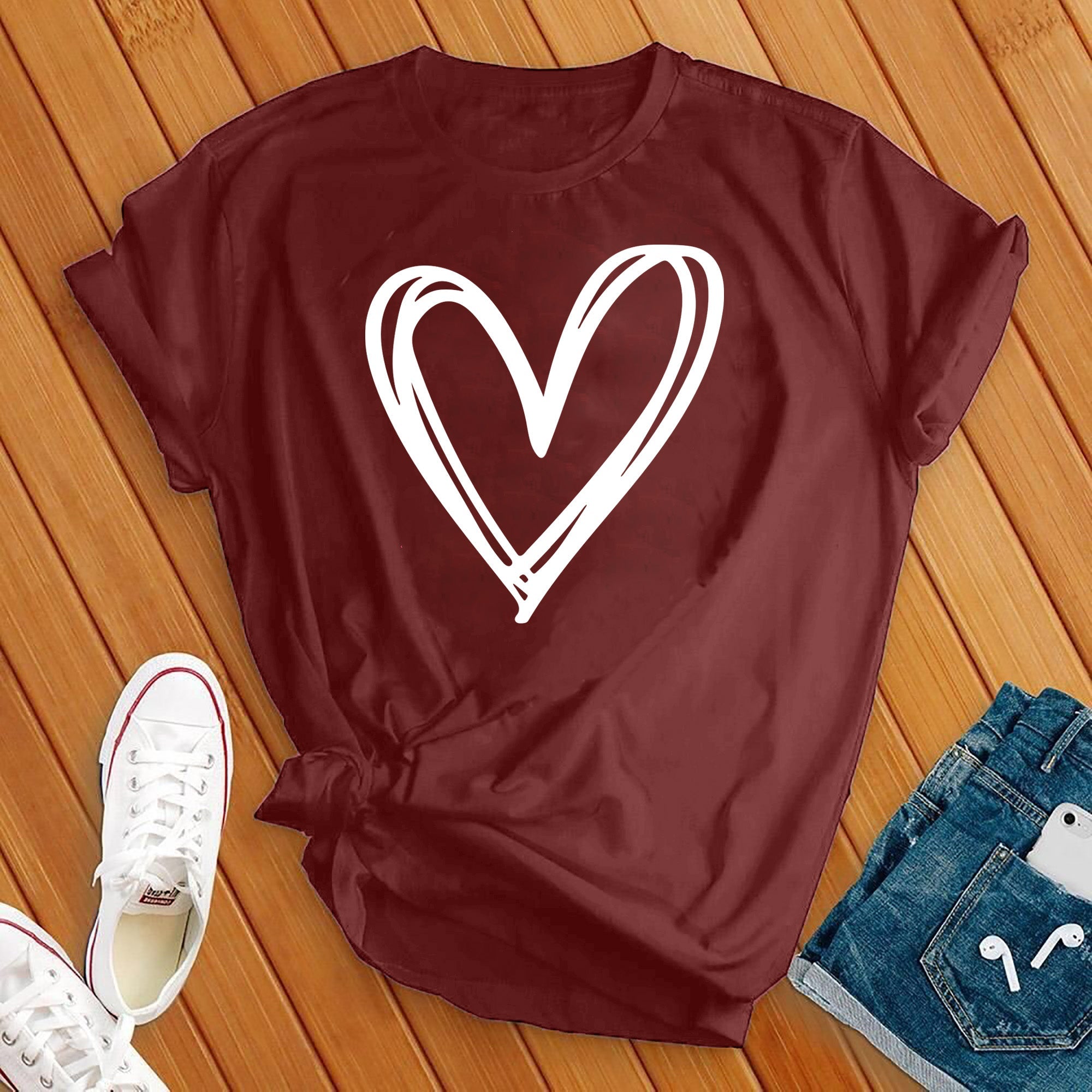 Love Heart Tee - Love Tees