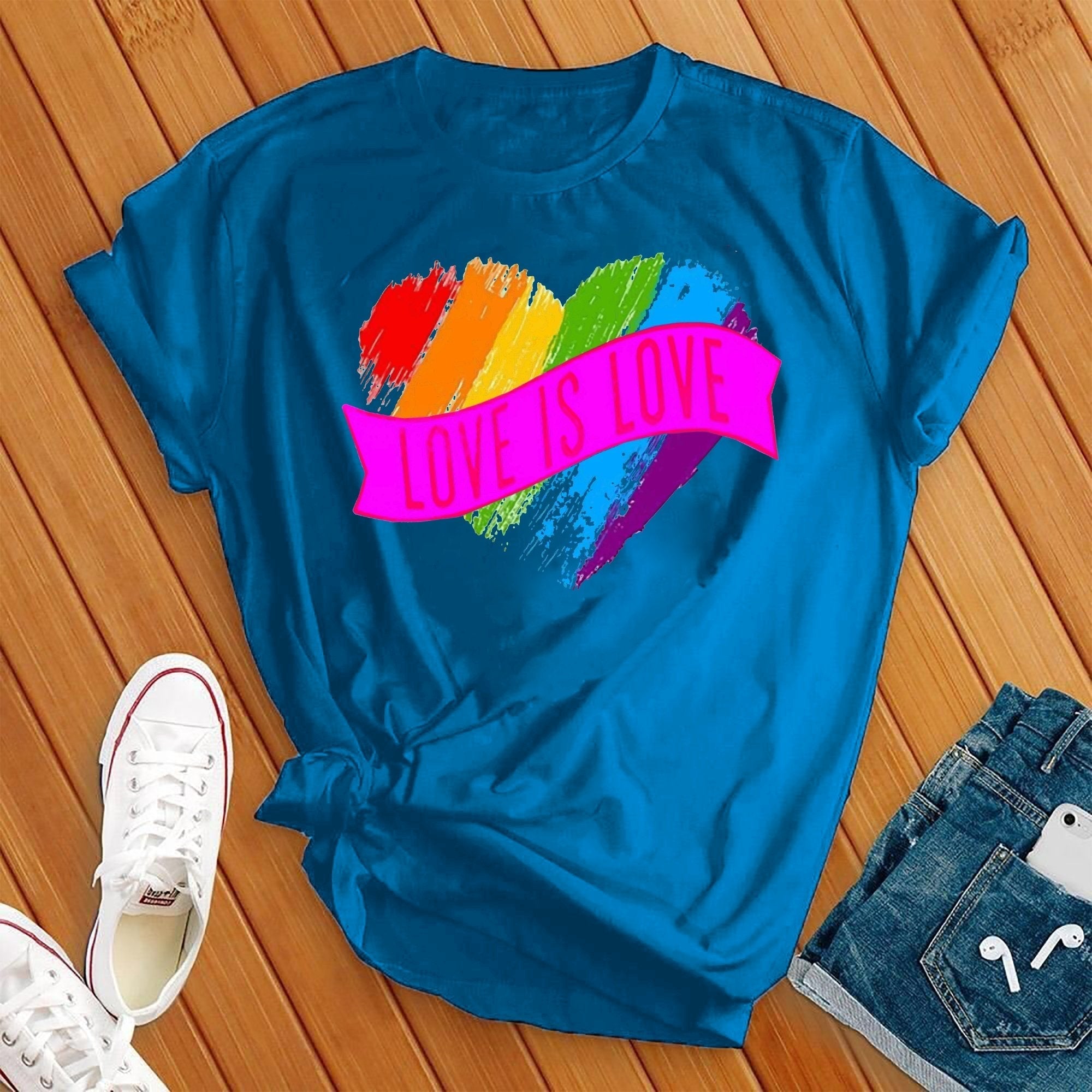 Love Is Love Heart Tee - Love Tees