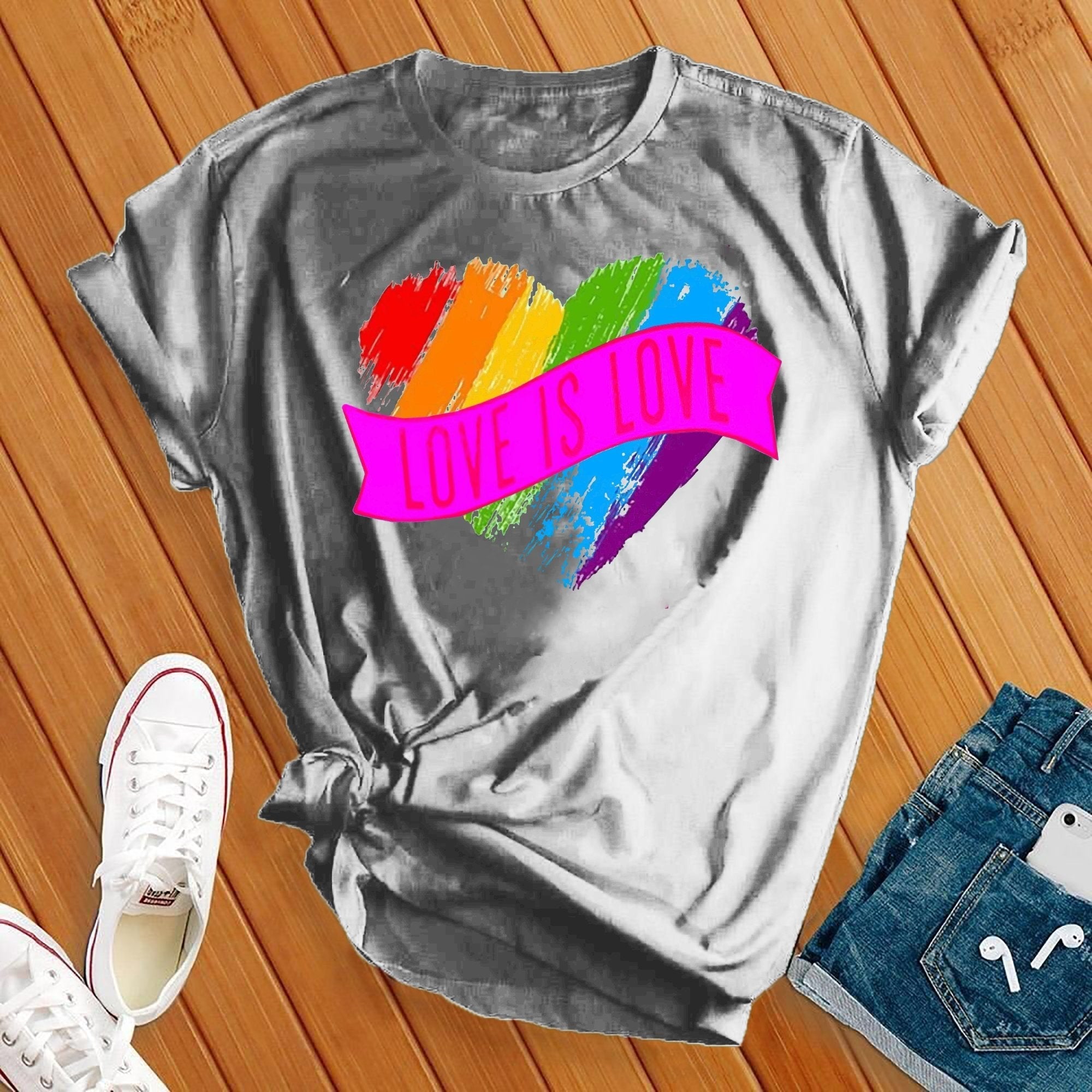 Love Is Love Heart Tee - Love Tees