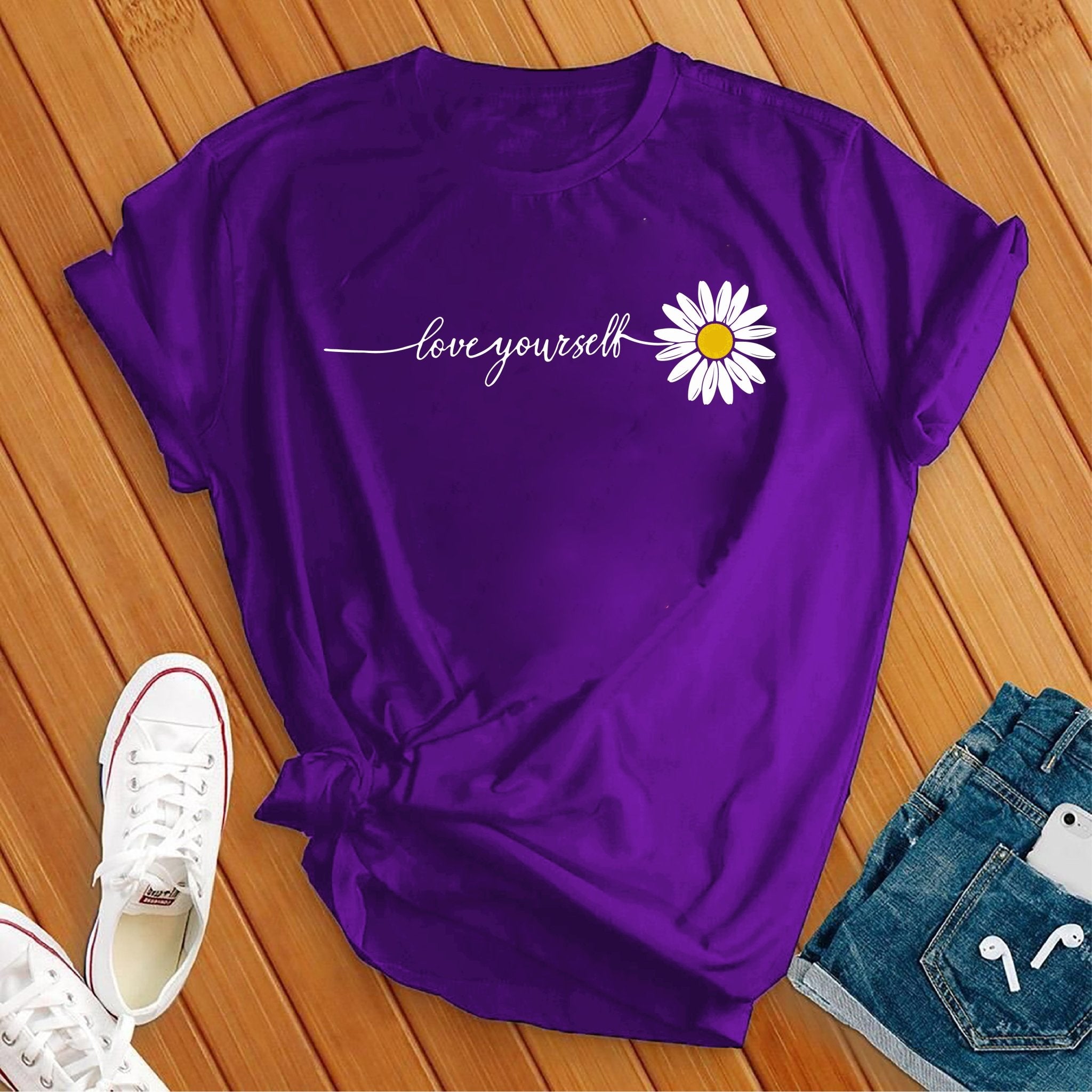 Love Yourself Daisy Tee - Love Tees