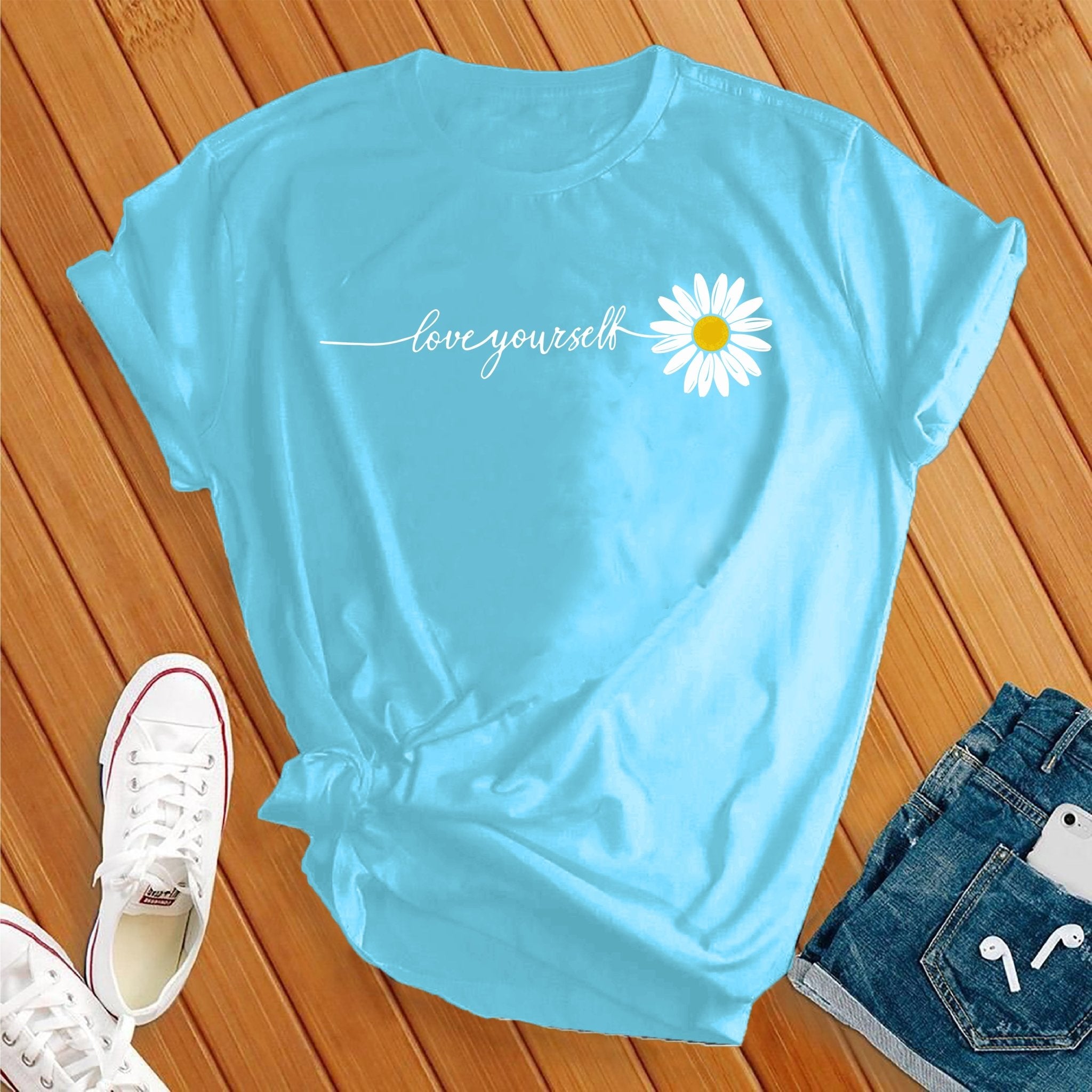 Love Yourself Daisy Tee - Love Tees