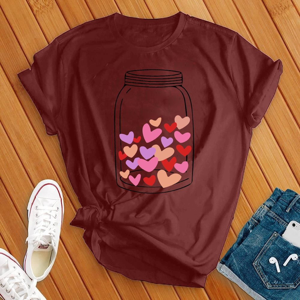 Mason Jar Heart Tee - Love Tees