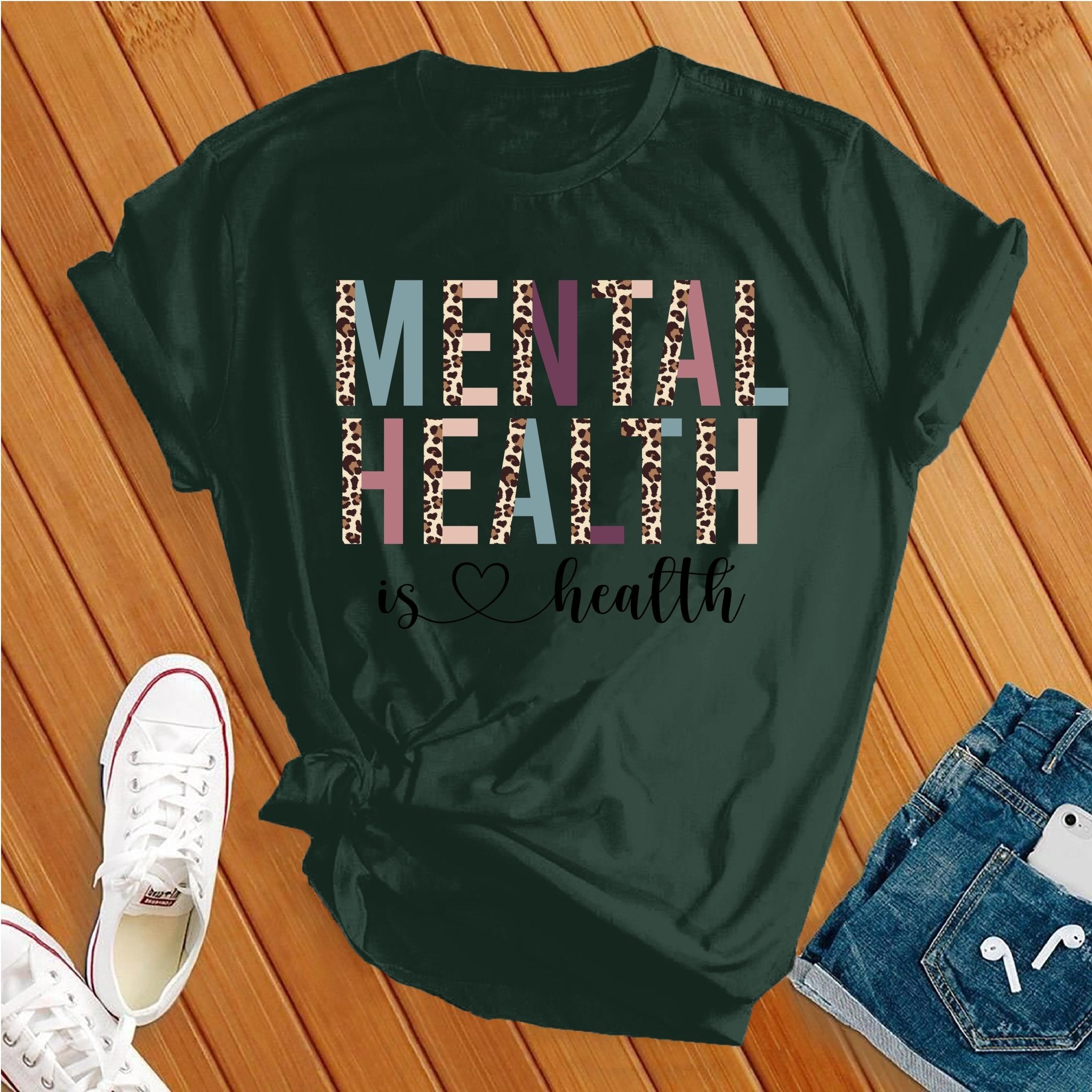 Mental Health Matters Leopard Tee - Love Tees