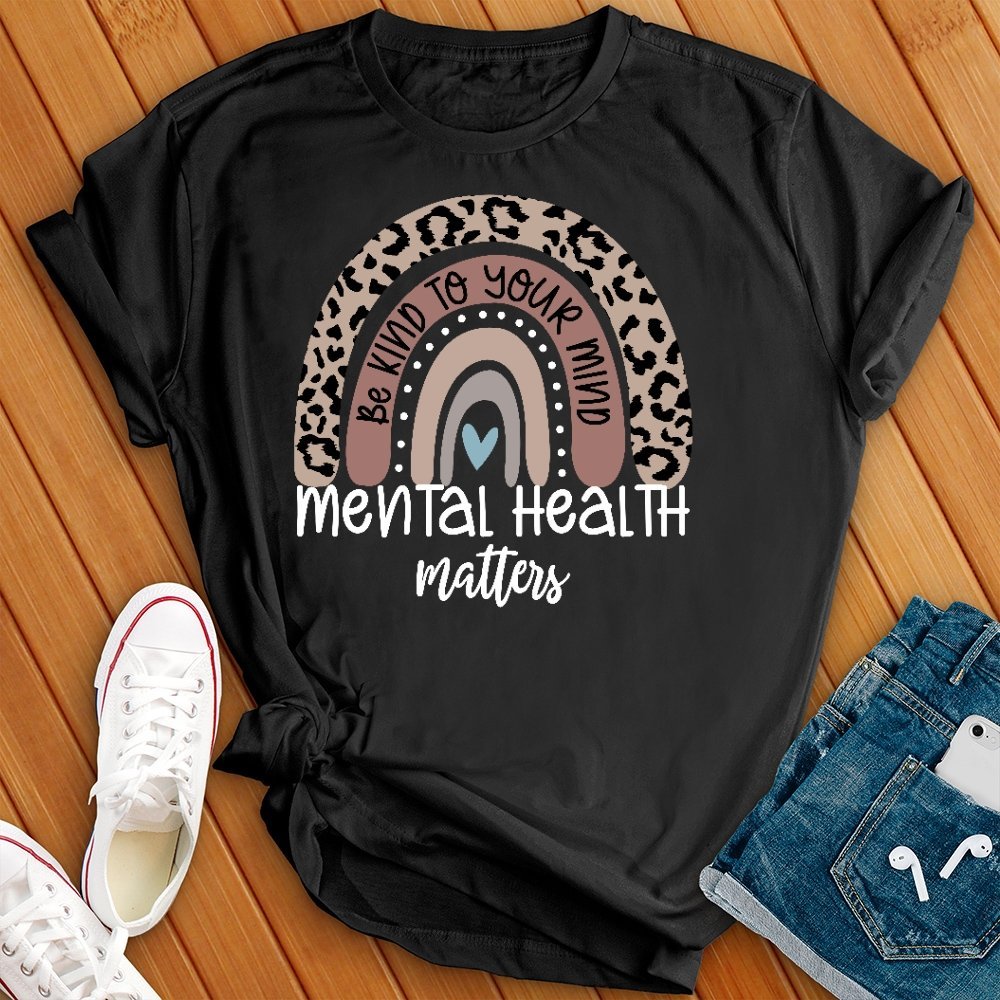 Mental Health Matters Rainbow Tee - Love Tees