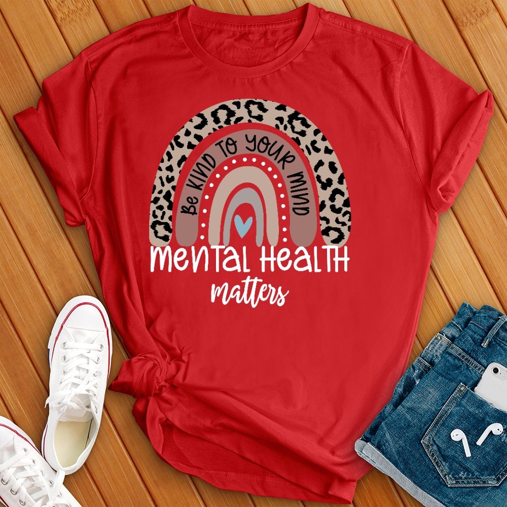 Mental Health Matters Rainbow Tee - Love Tees