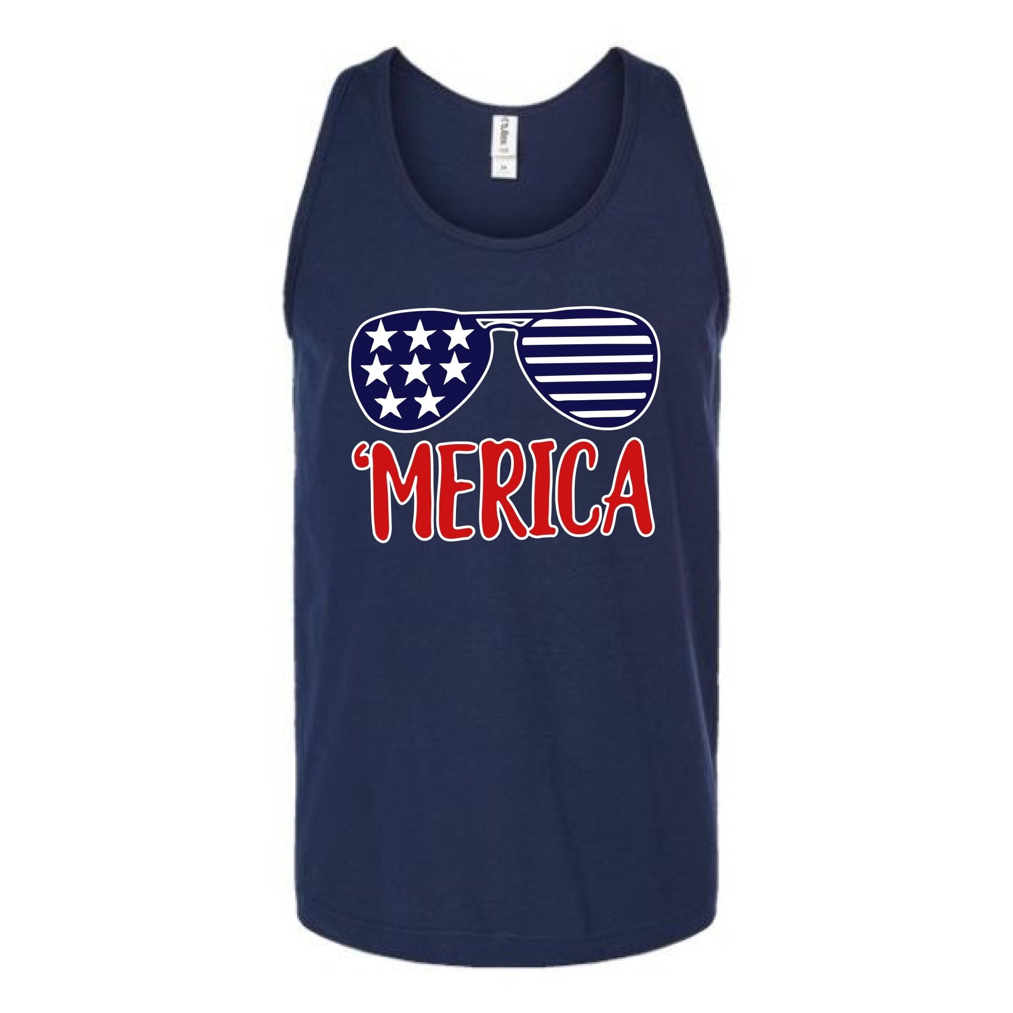 Merica Sunglasses Unisex Tank Top - Love Tees