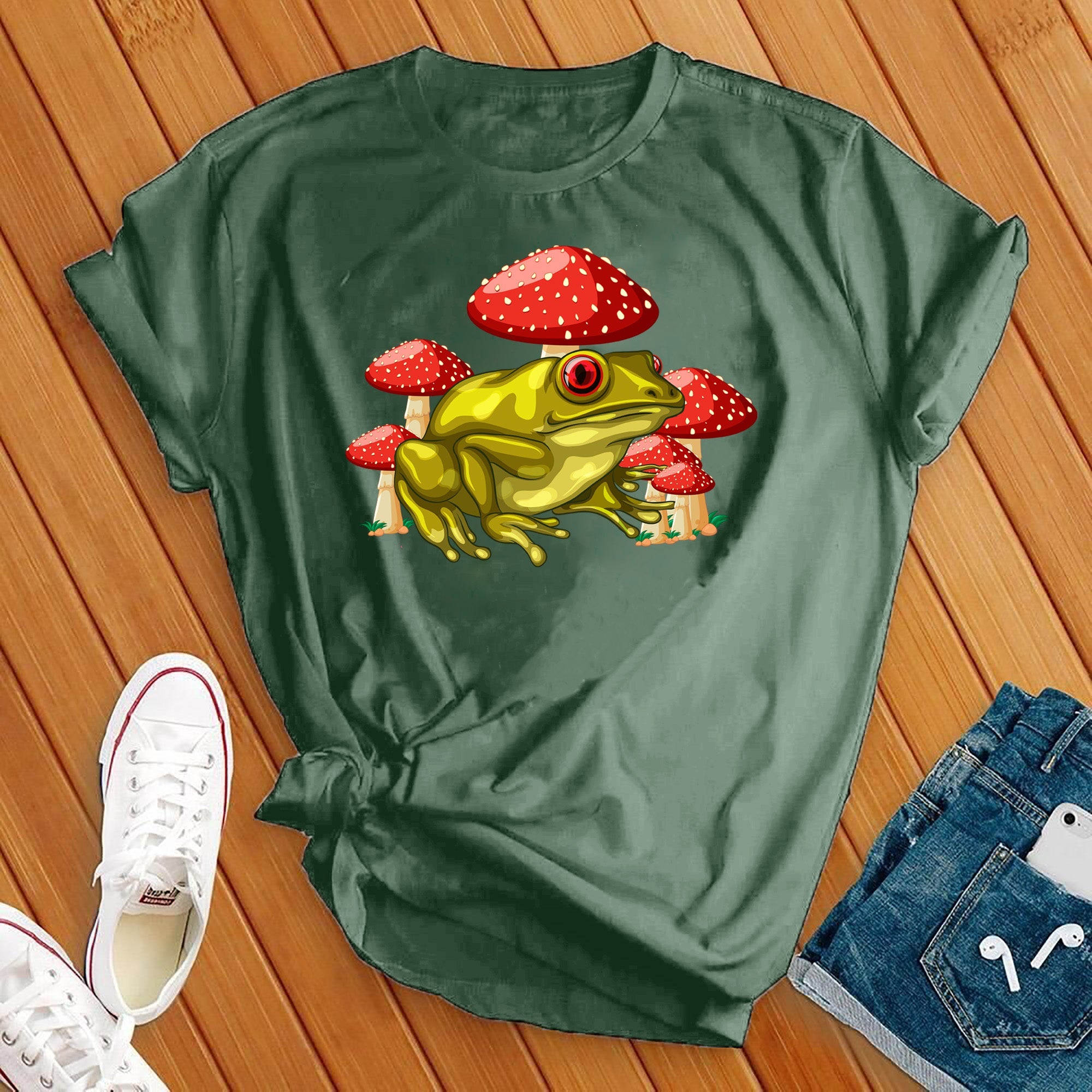 Mushroom Frog Tee - Love Tees