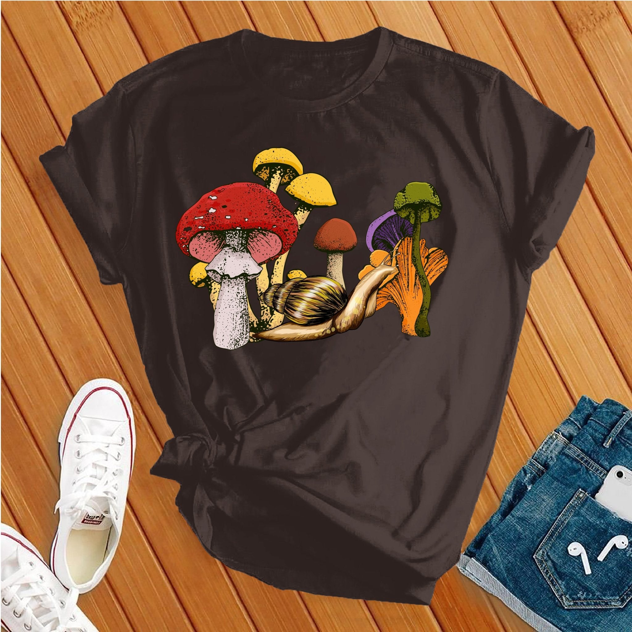 Mushroom Snail Tee - Love Tees