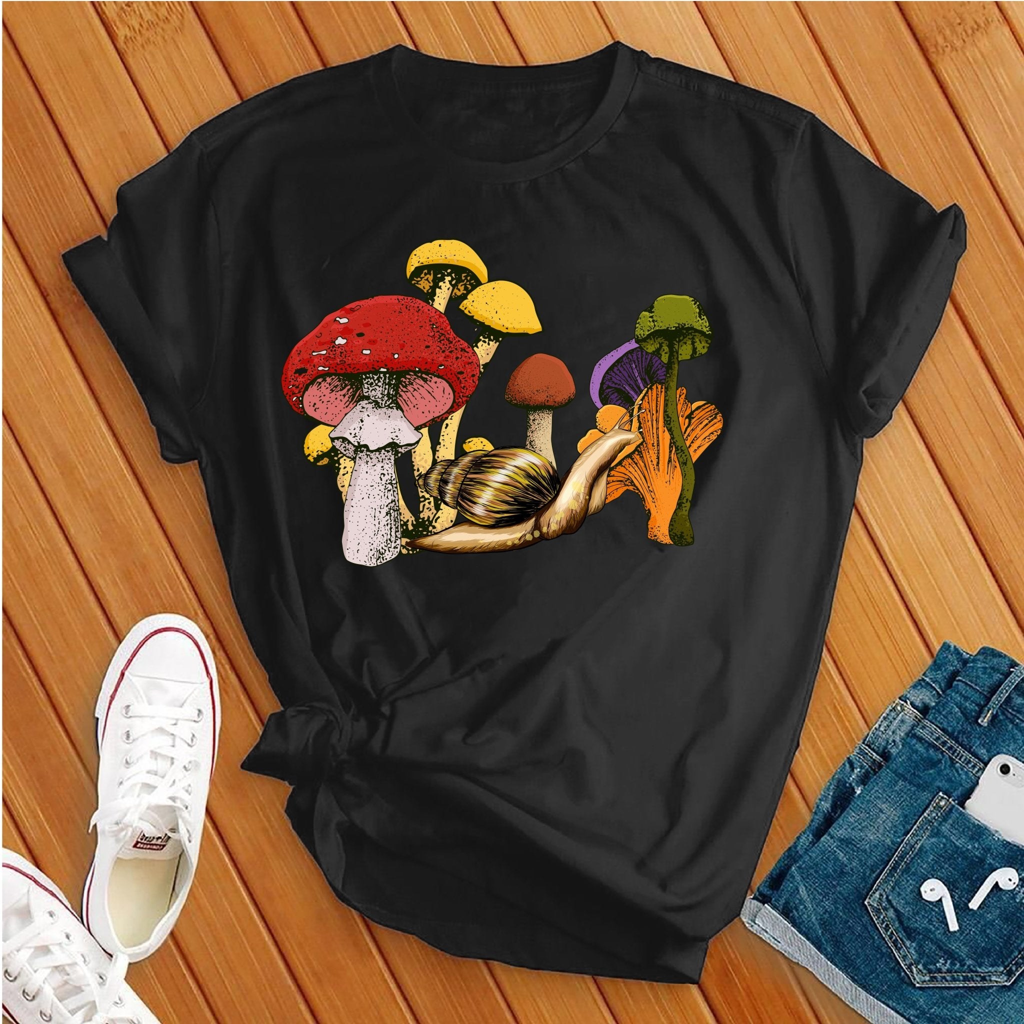 Mushroom Snail Tee - Love Tees