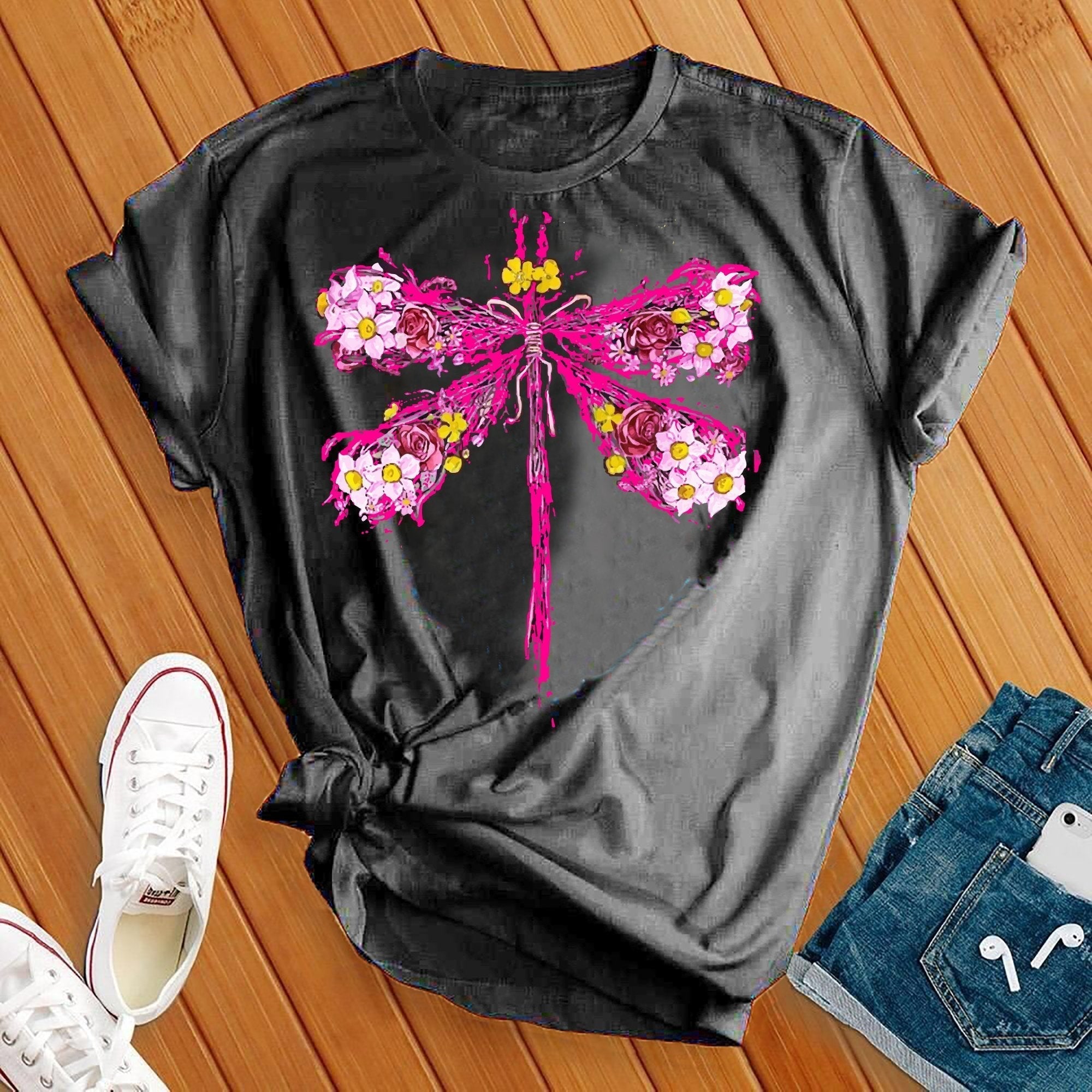 Neon Dragonfly Tee - Love Tees