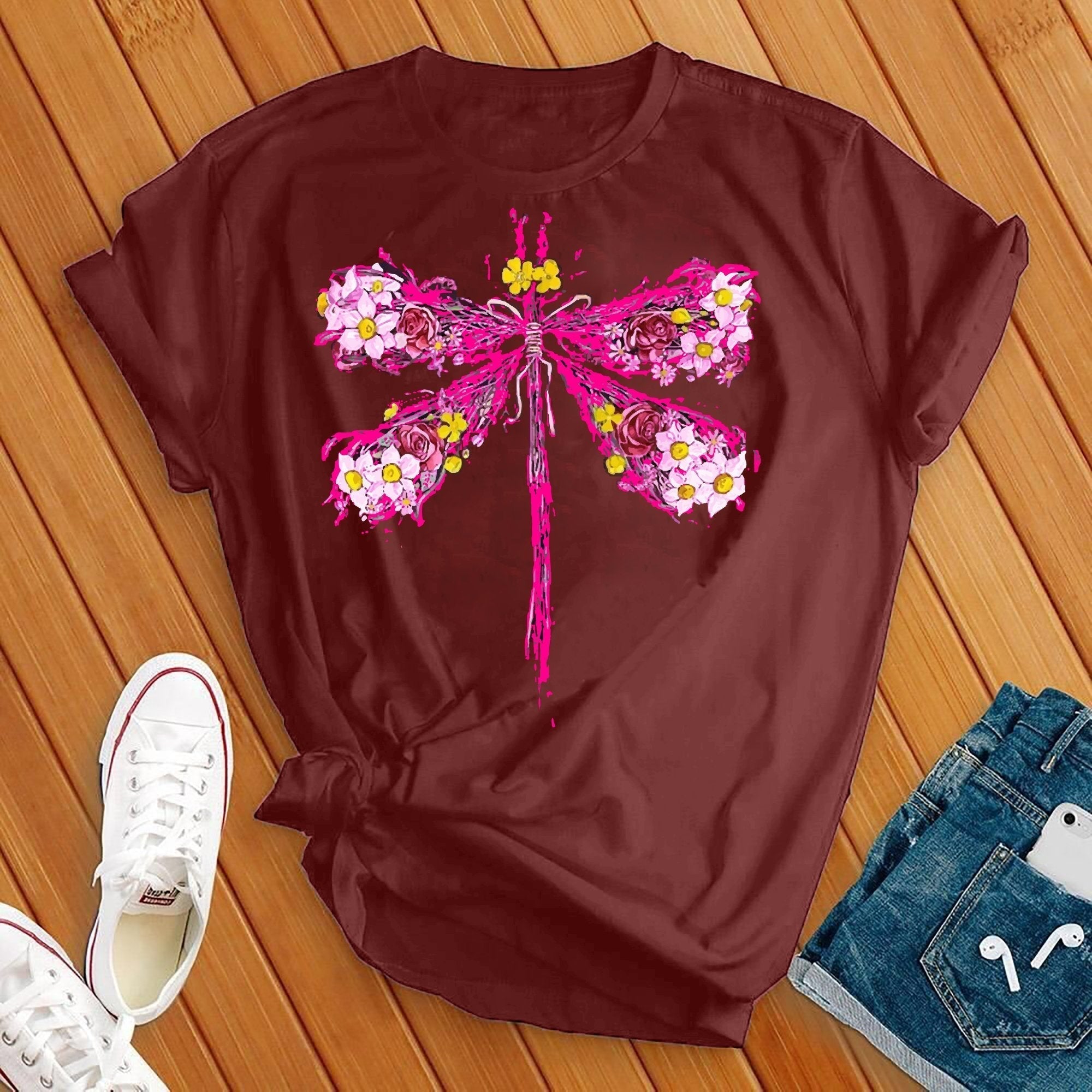 Neon Dragonfly Tee - Love Tees