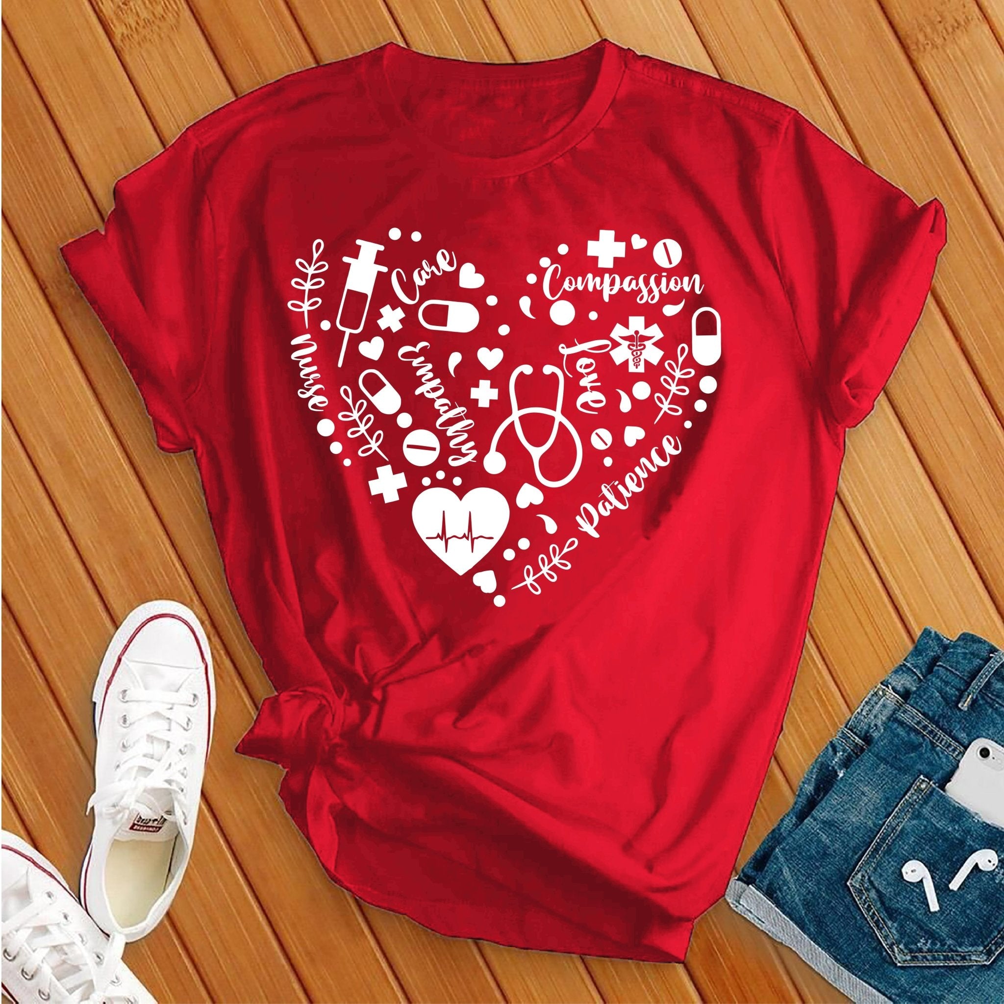 Nurse Heart Appreciation Tee - Love Tees