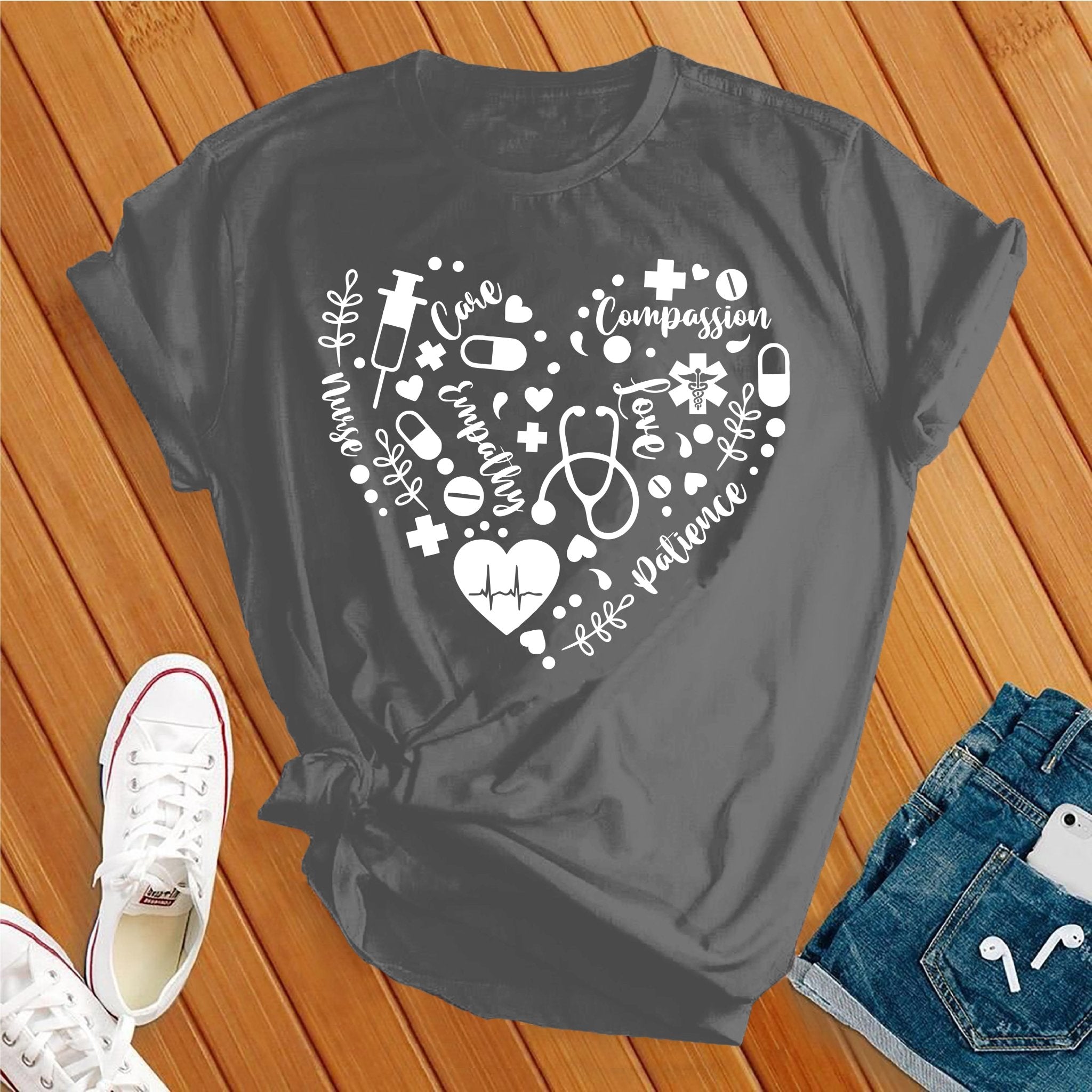 Nurse Heart Appreciation Tee - Love Tees