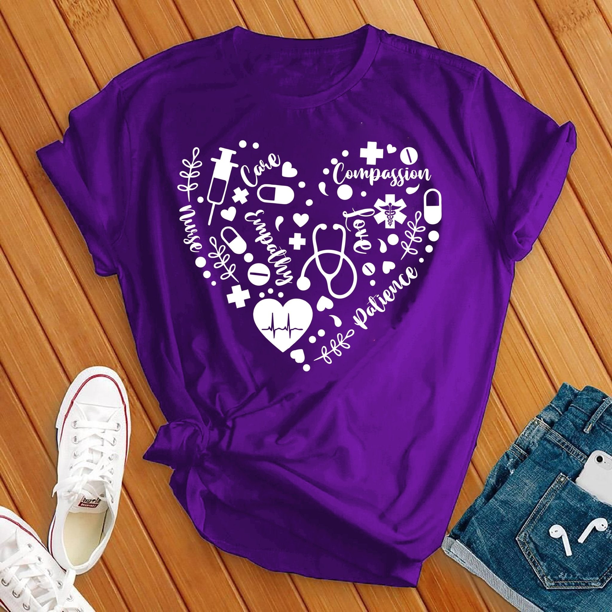 Nurse Heart Appreciation Tee - Love Tees