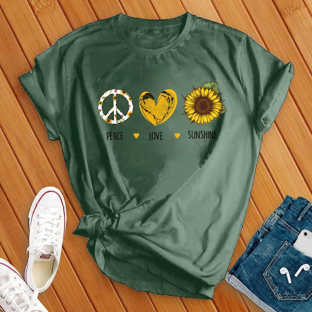 Peace Love Sunshine Tee - Love Tees