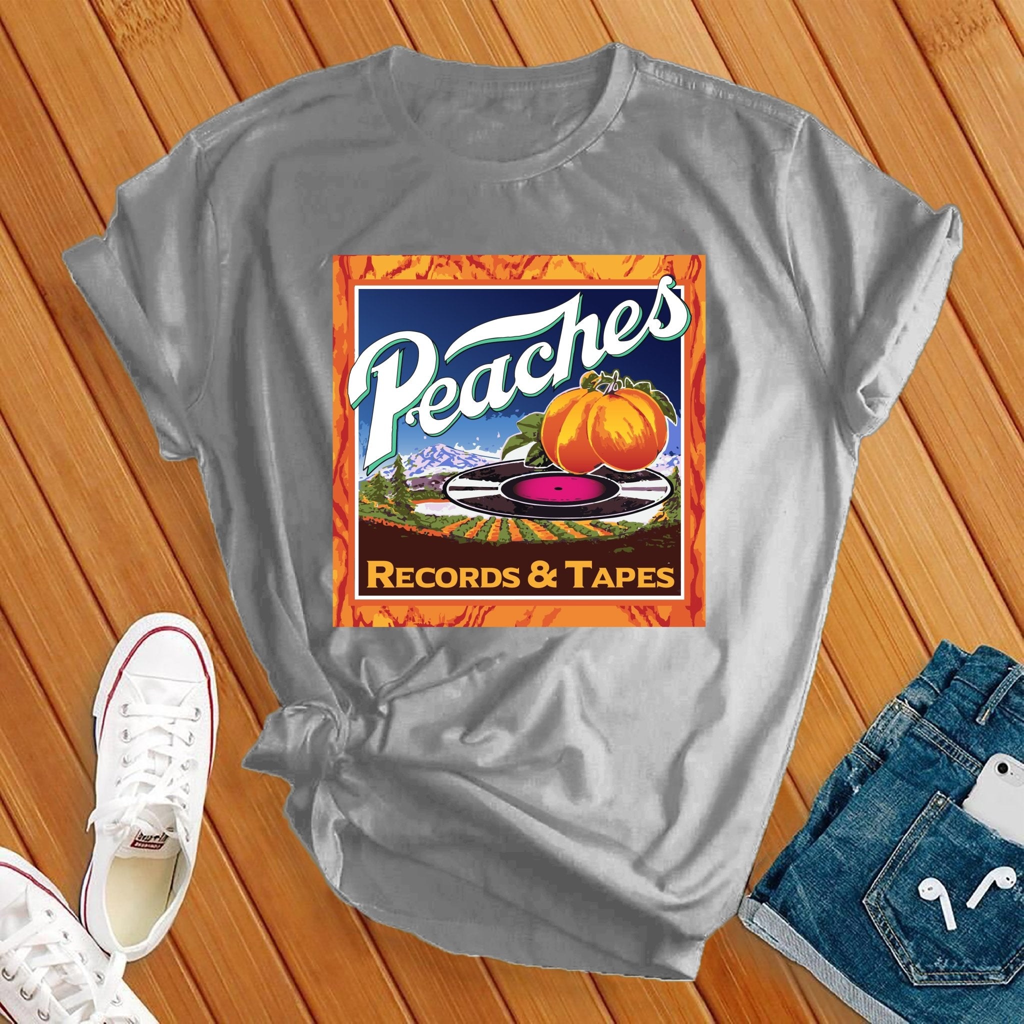 Peaches Record Tee - Love Tees