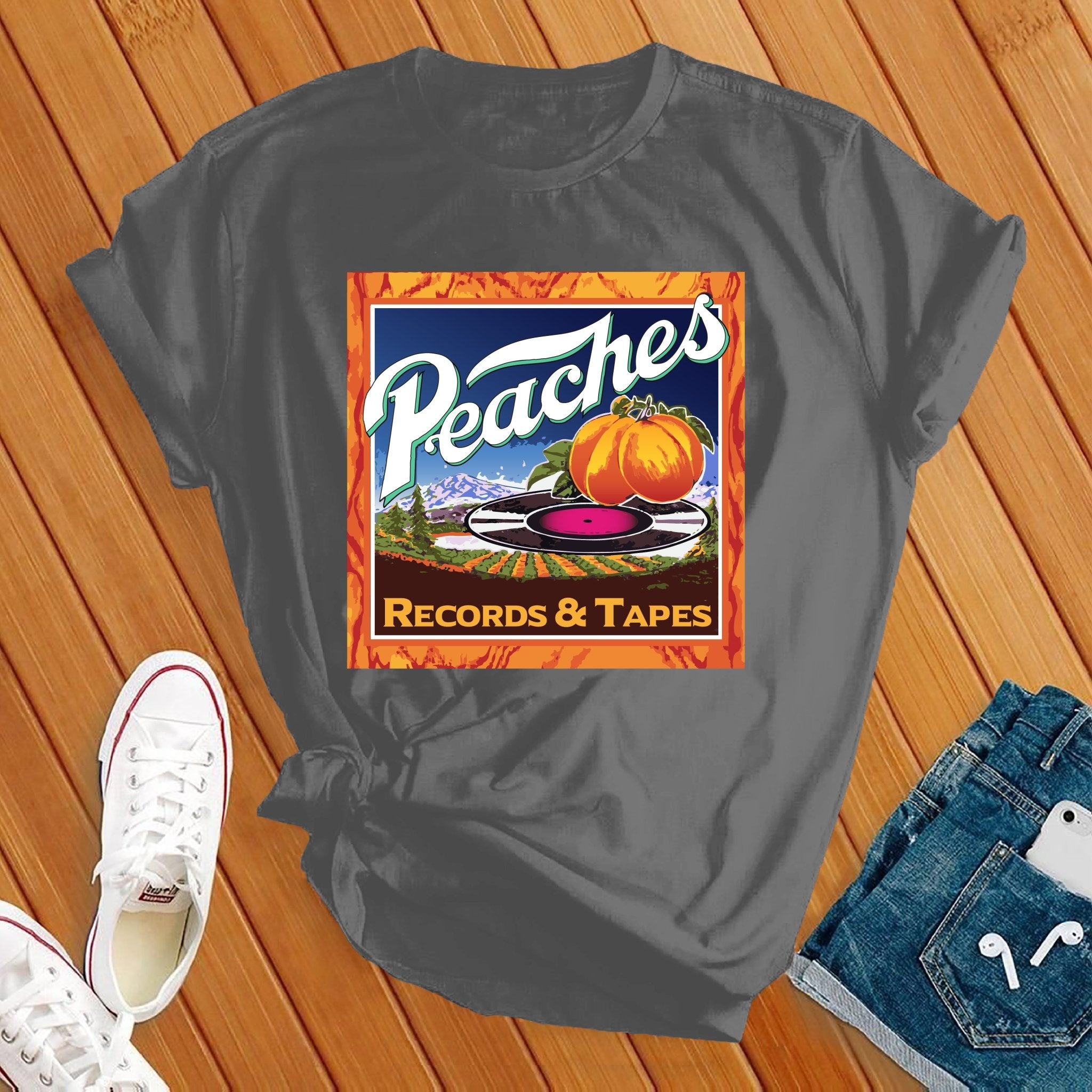 Peaches Record Tee - Love Tees