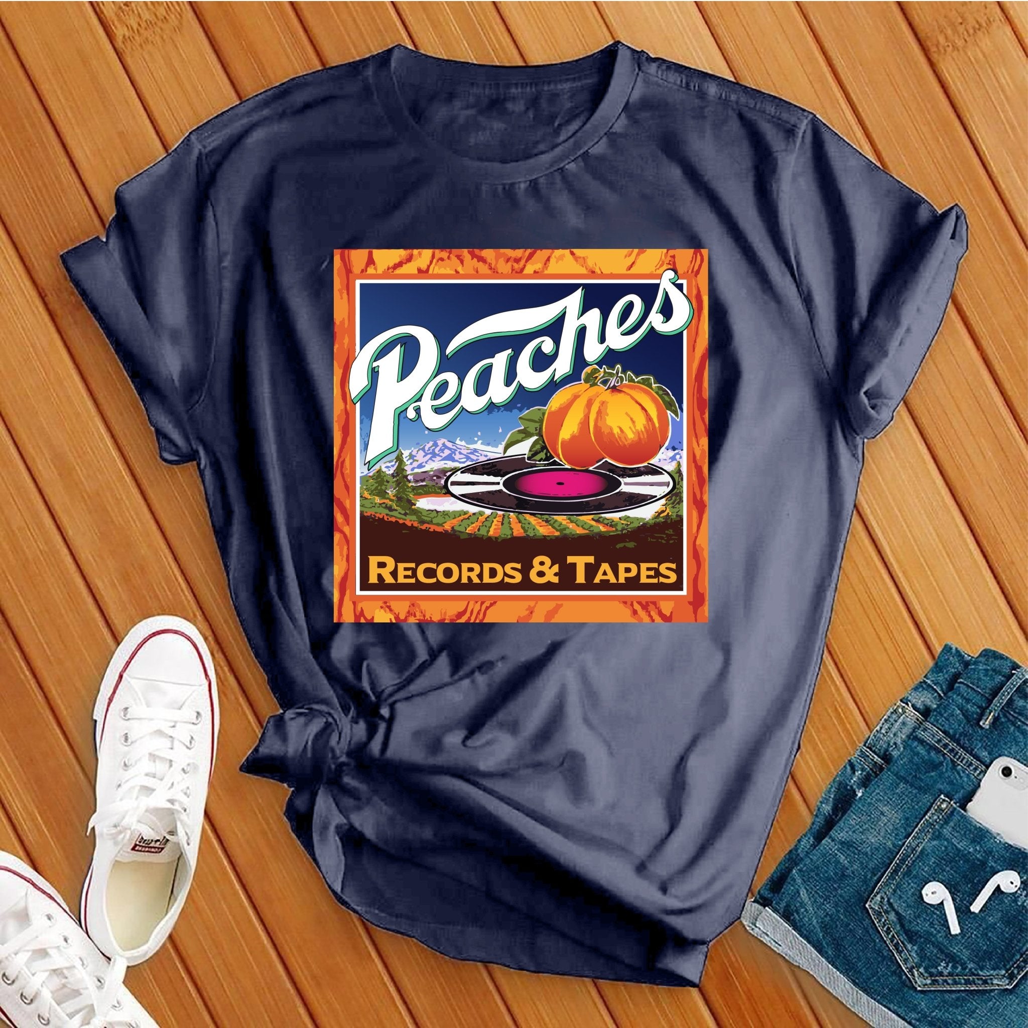 Peaches Record Tee - Love Tees