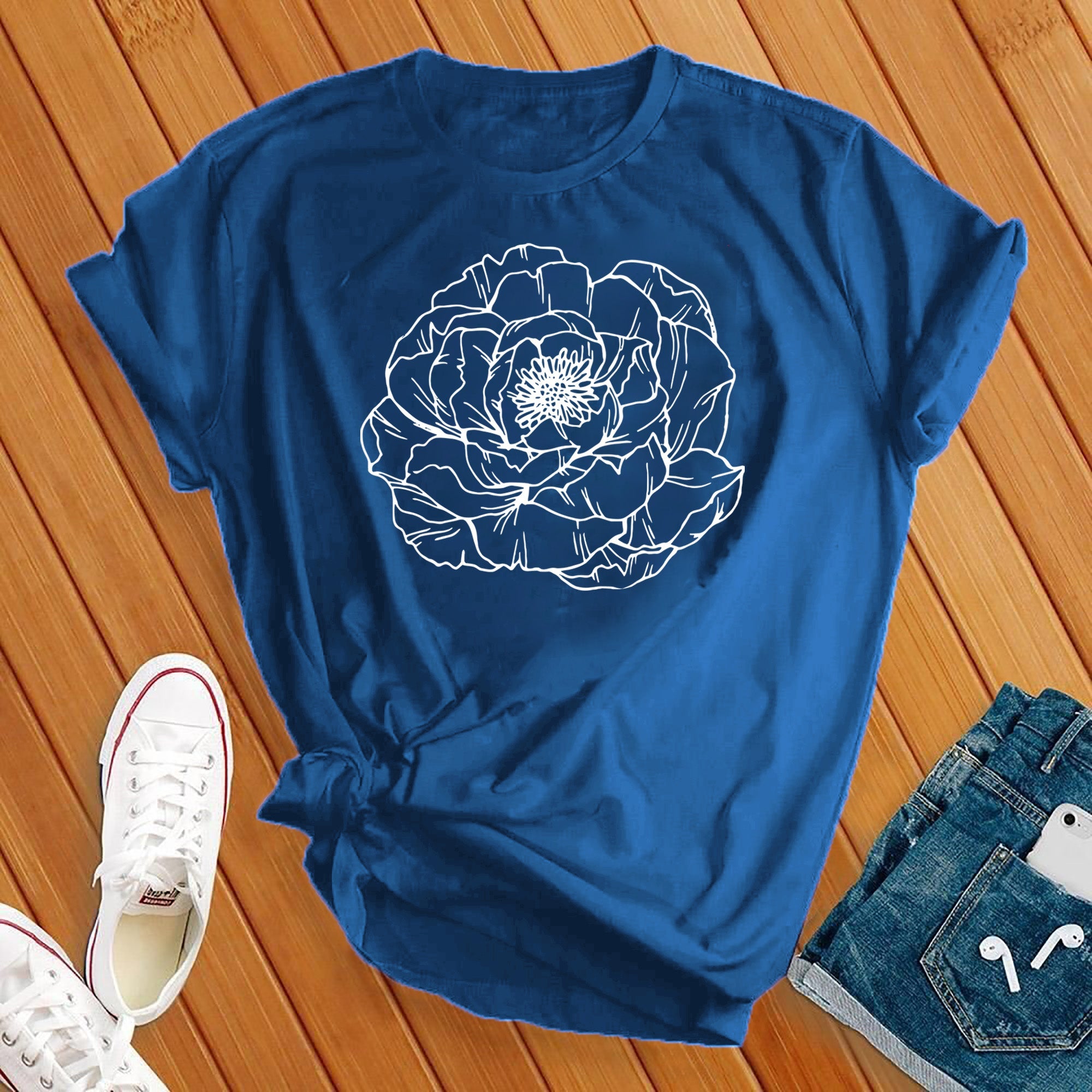 Peony Flower Tee - Love Tees