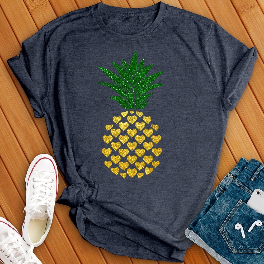 Pineapple Hearts Tee - Love Tees