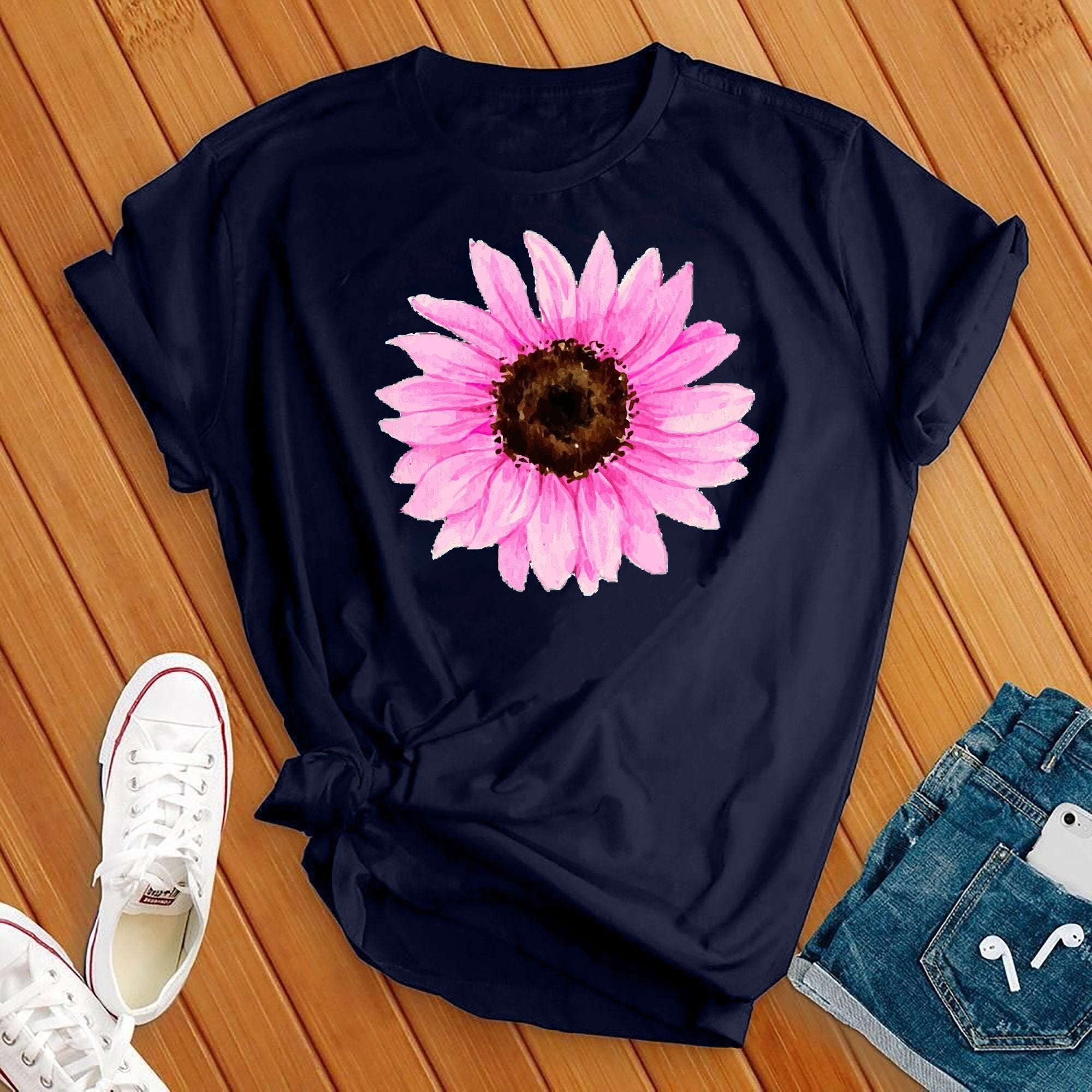 Pink Sunflower Tee - Love Tees