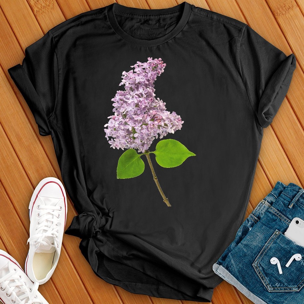 Purple- Lilac- Botanical T- Shirt - Love Tees