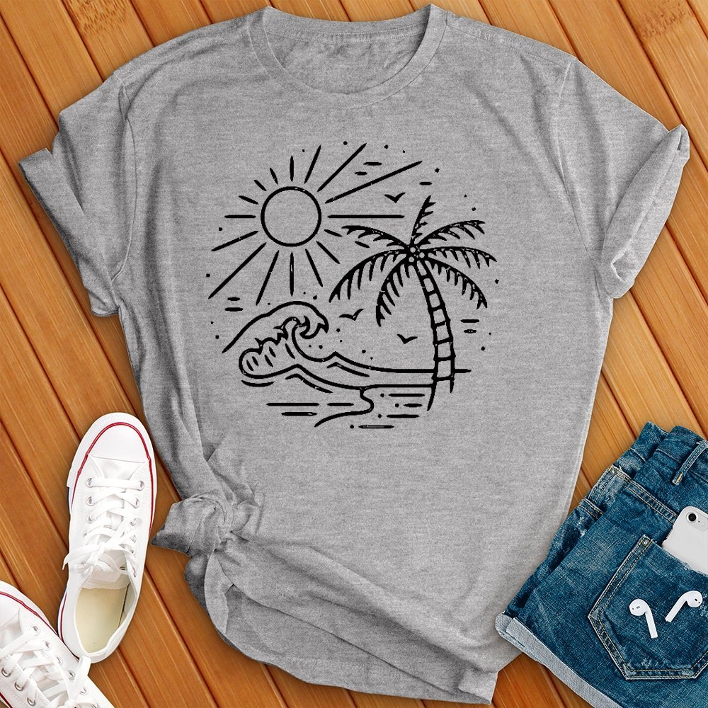 Retro Beach Tee - Love Tees