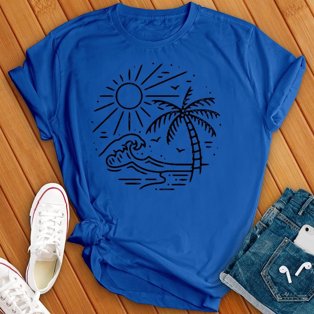 Retro Beach Tee - Love Tees