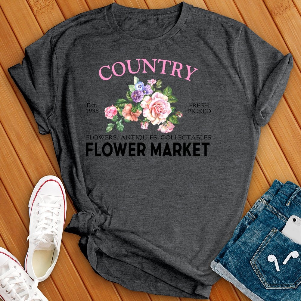 Retro Flower Market Tee - Love Tees