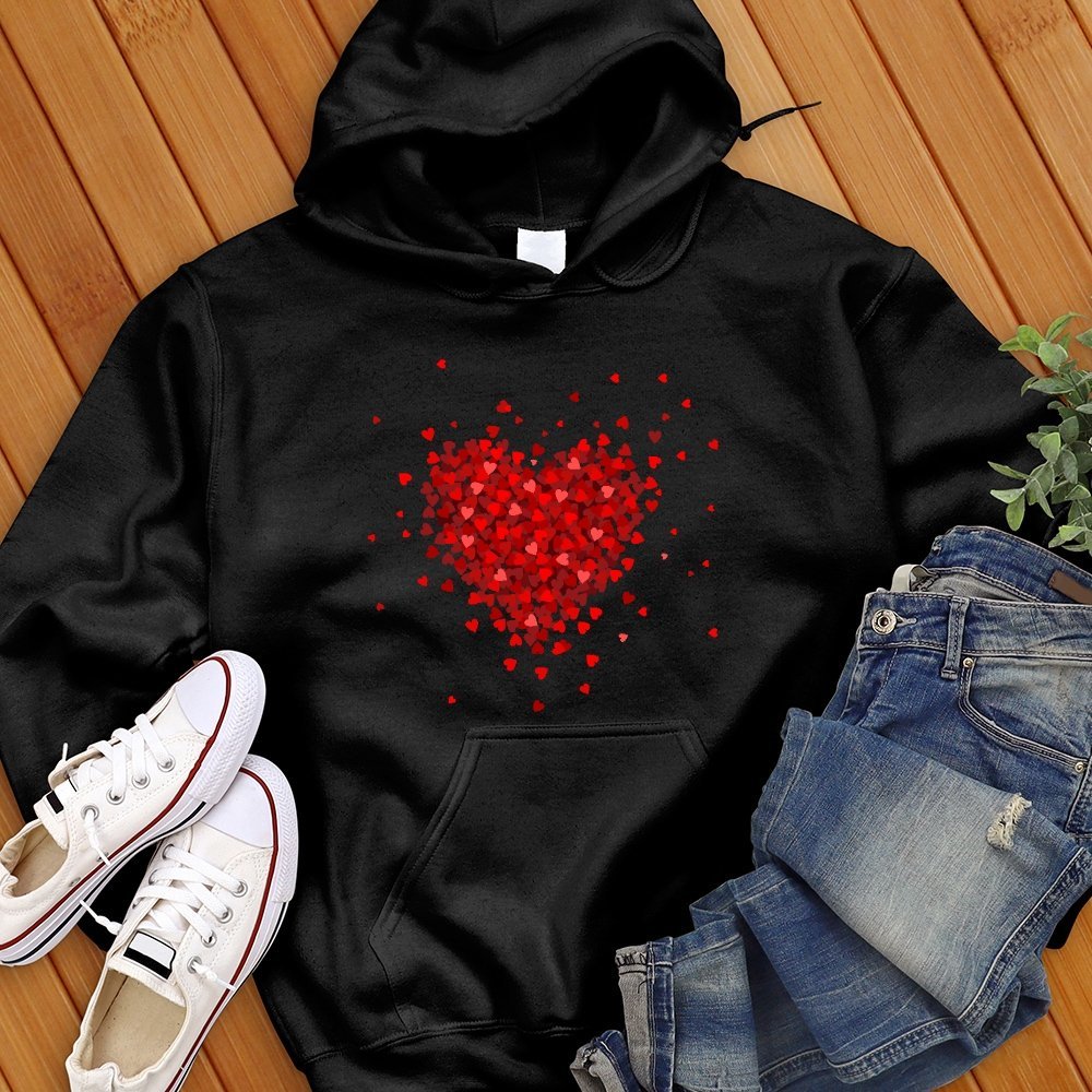 Rose Pedal Heart Sweatshirt - Love Tees