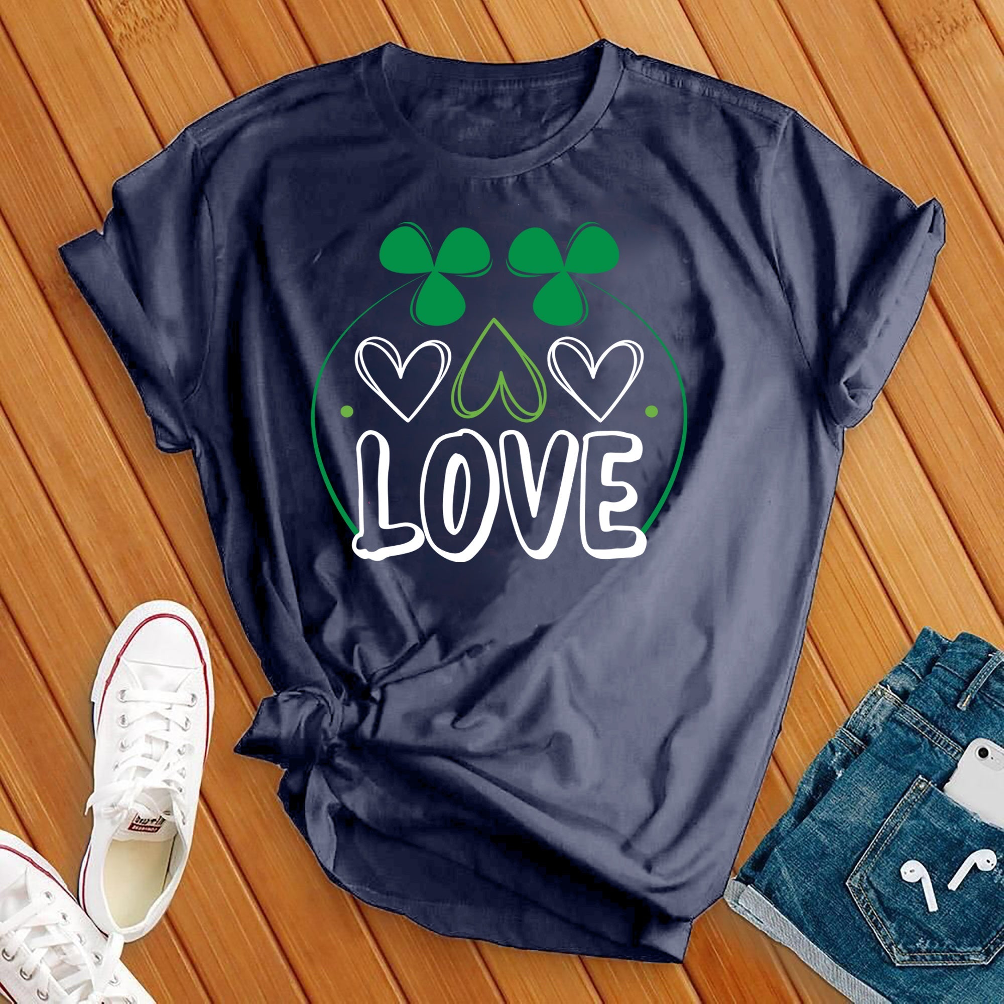 Saint Patrick's Day Love Luck Tee - Love Tees