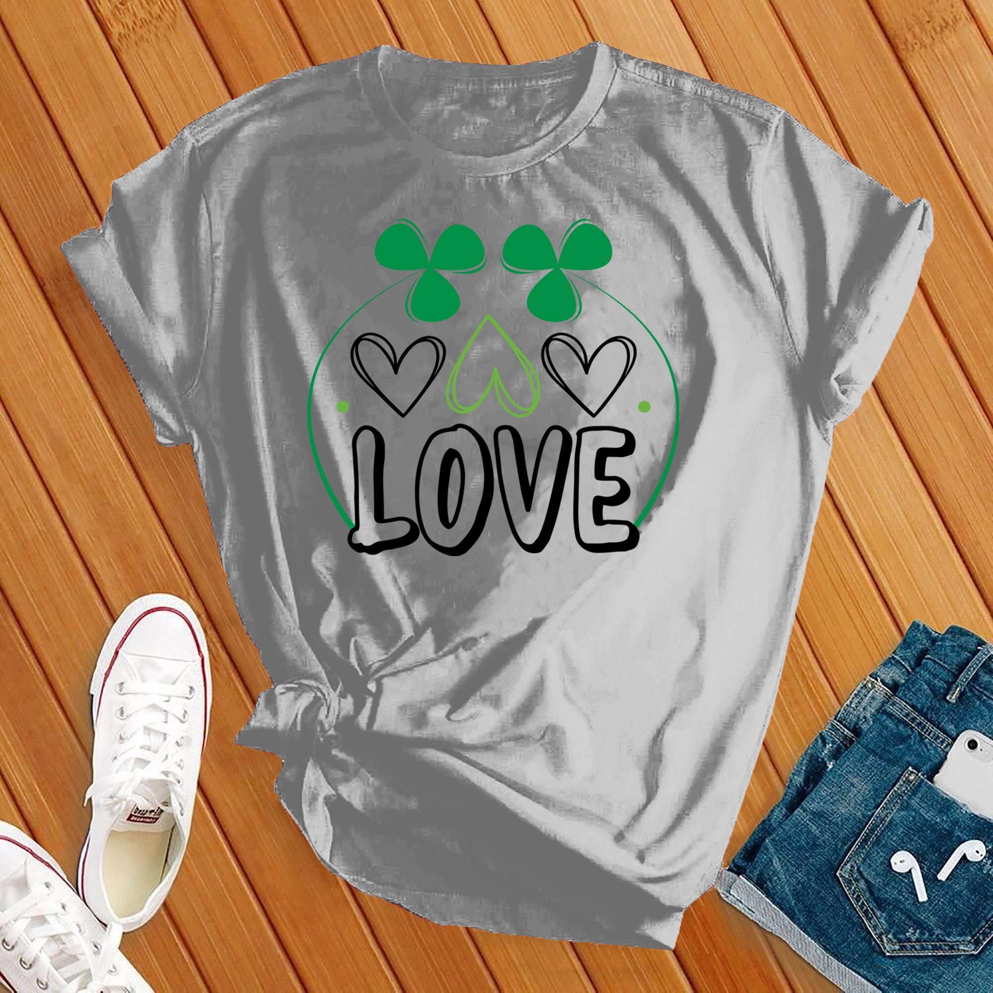 Saint Patrick's Day Love Luck Tee - Love Tees