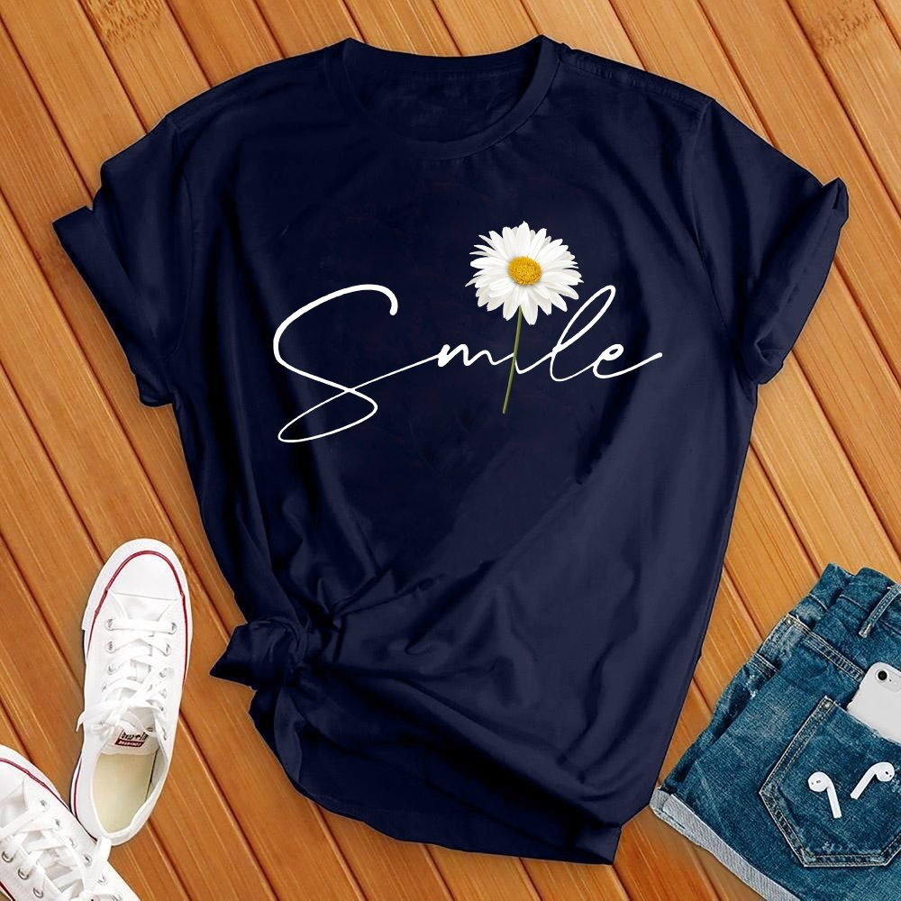 Smile Daisy Flower Tee - Love Tees