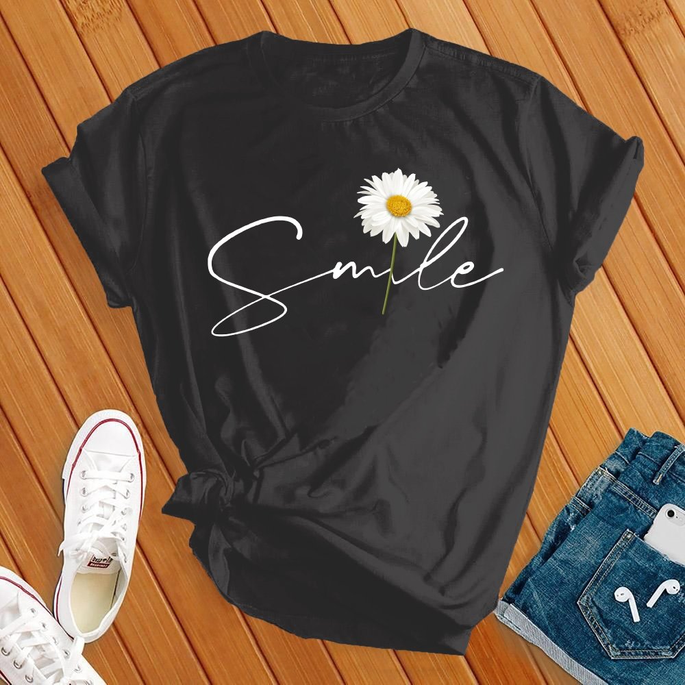 Smile Daisy Flower Tee - Love Tees