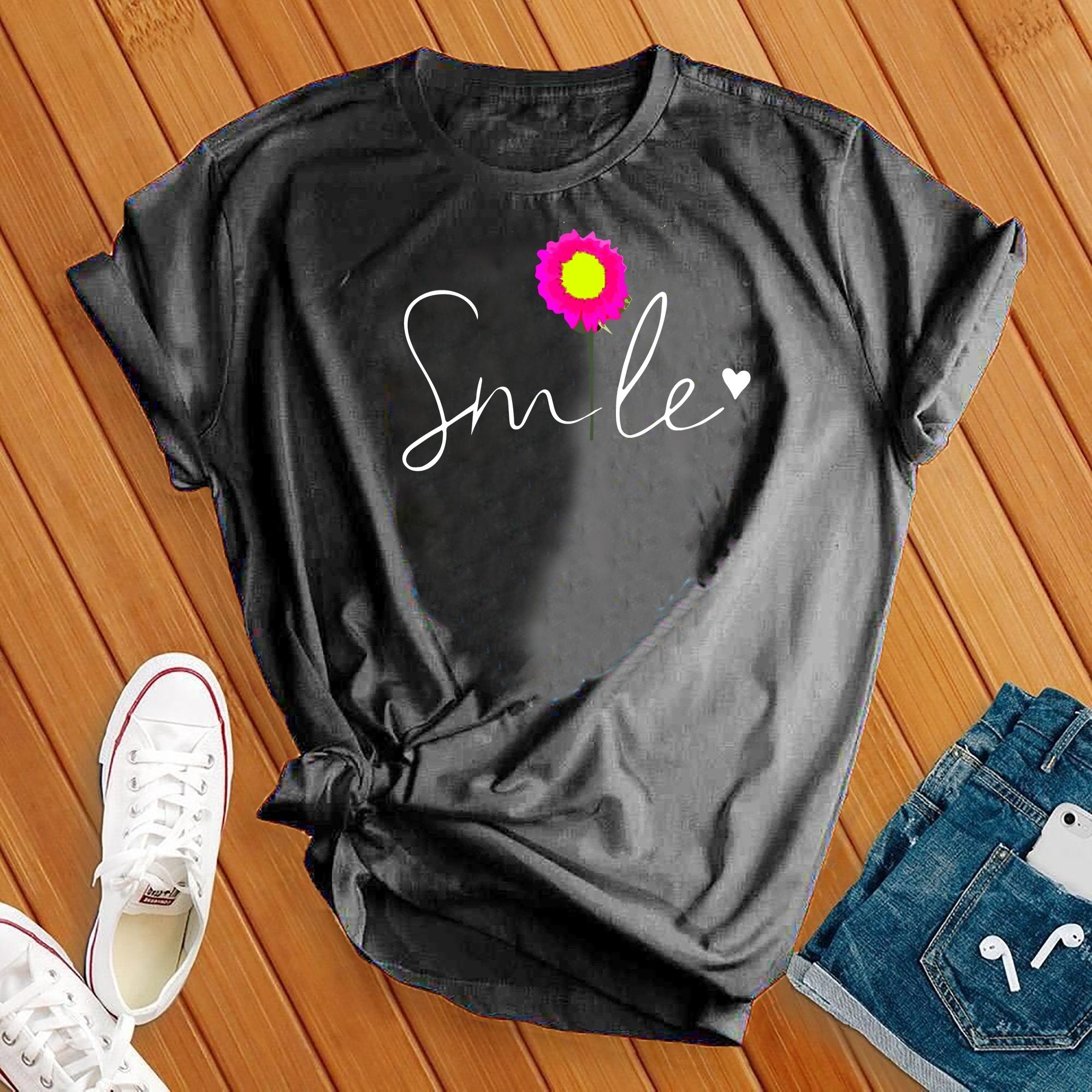 Smile Flower Tee - Love Tees