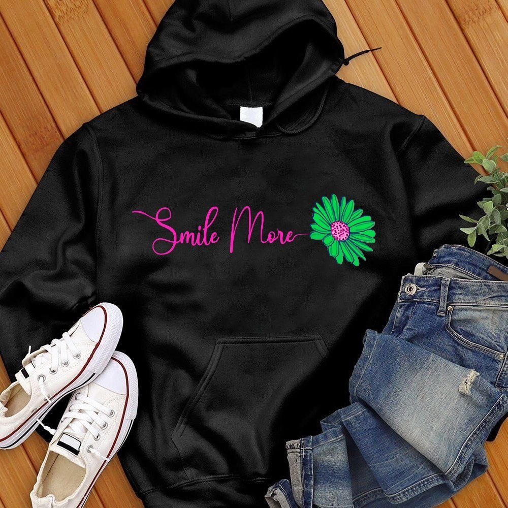 Smile More Daisy Sweatshirt - Love Tees