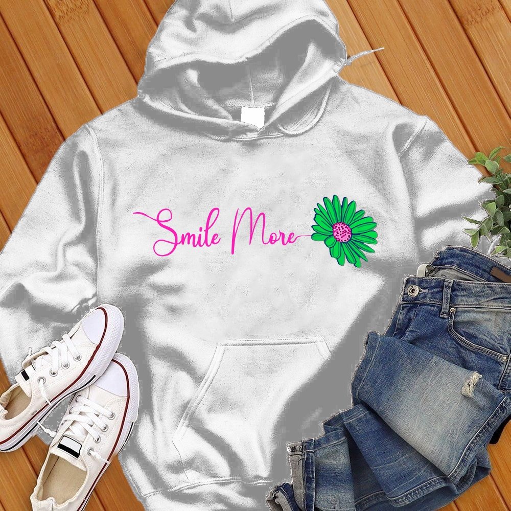 Smile More Daisy Sweatshirt - Love Tees