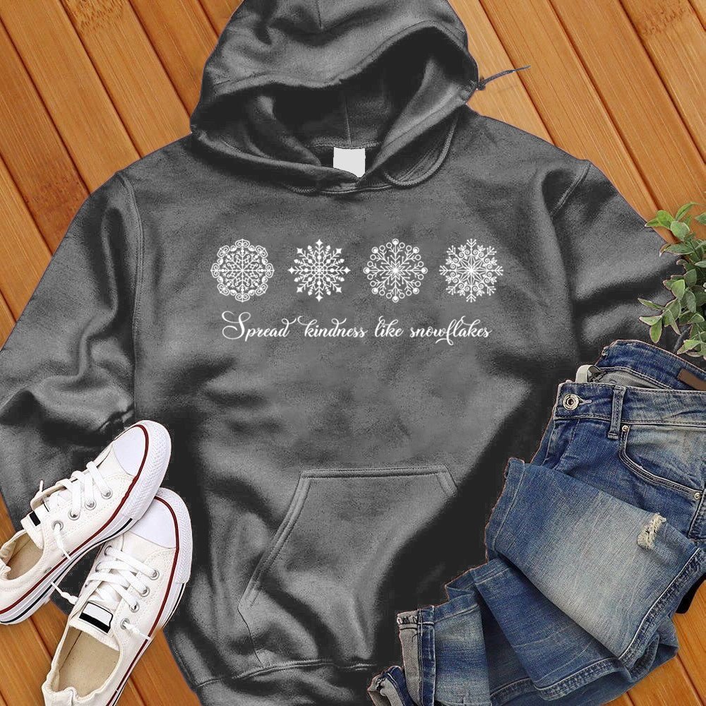 Spread Kindness Like Snowflakes Hoodie - Love Tees