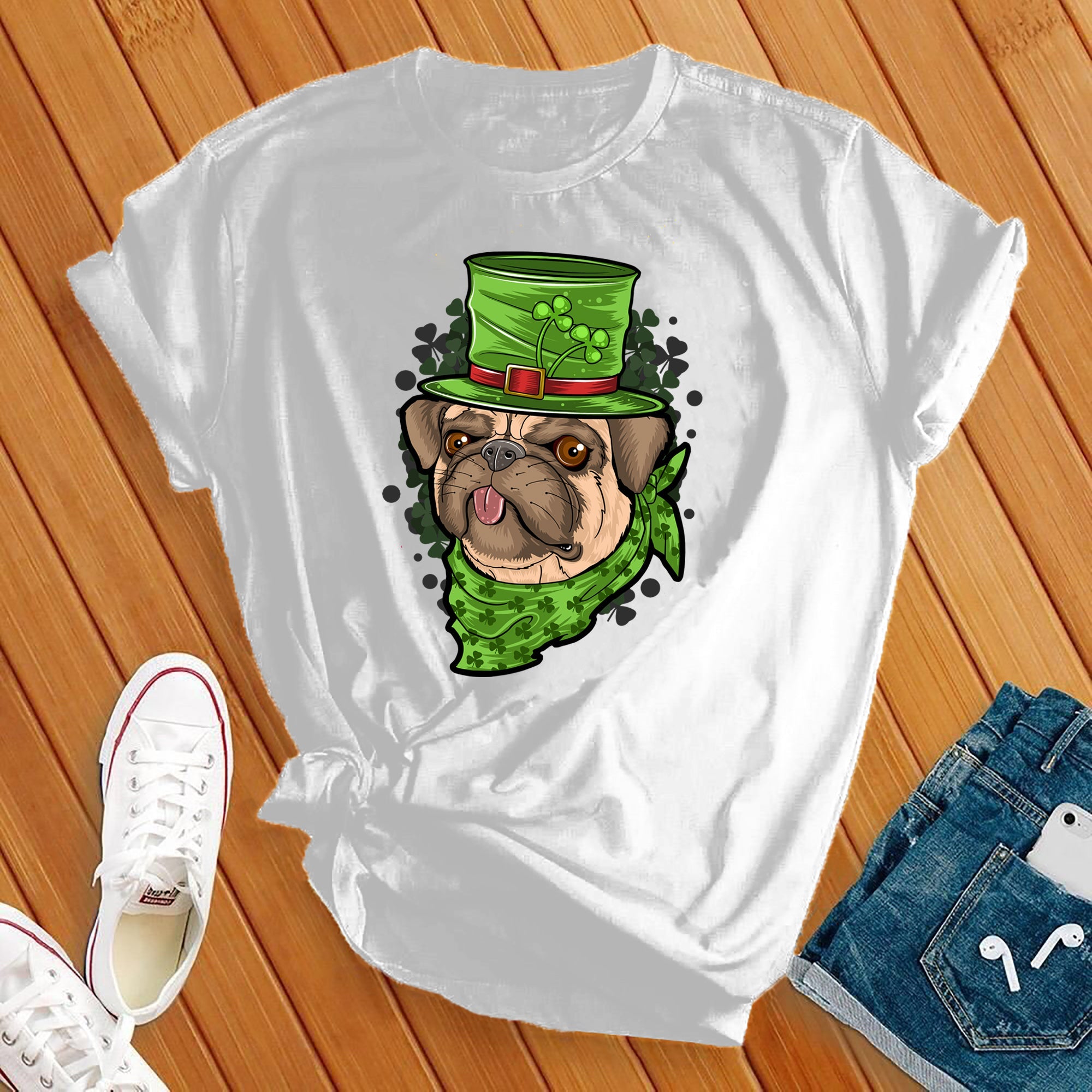 St. Patrick's Pug Tee - Love Tees