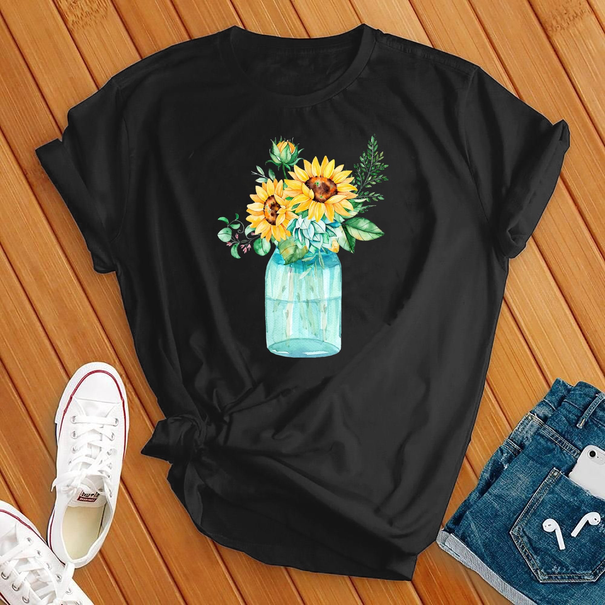 Sunflower Vase Tee - Love Tees