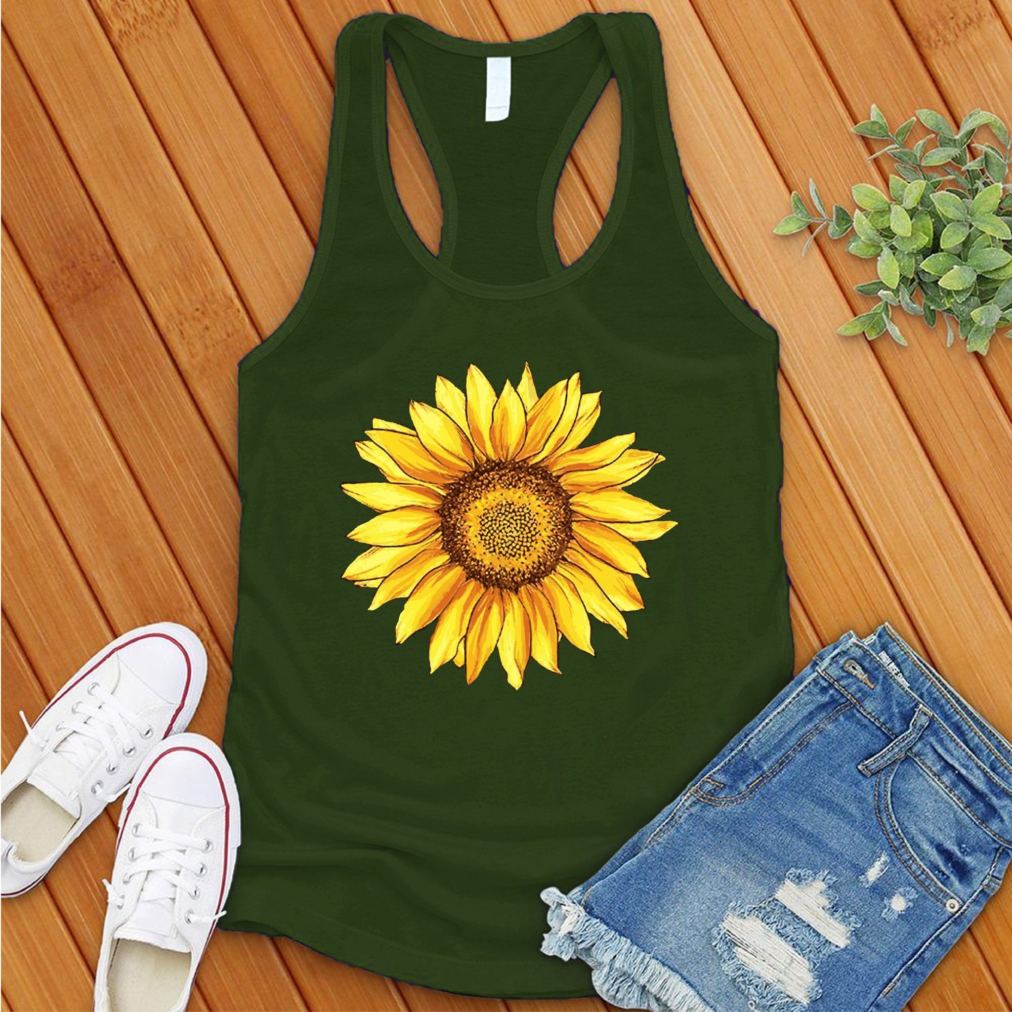 Sunflower Women's Tank Top - Love Tees