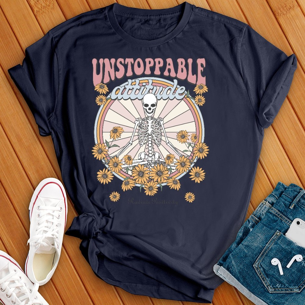 Unstoppable Attitude Floral T- Shirt - Love Tees