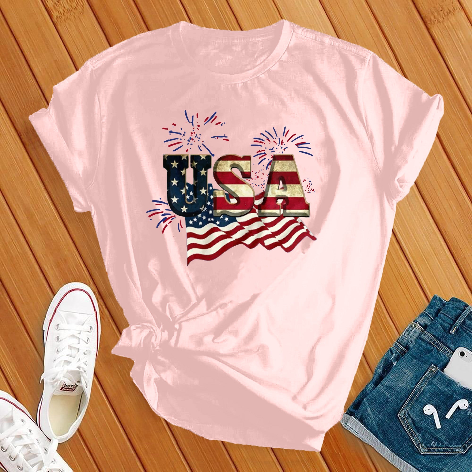 USA Flag American Pride Tee - Love Tees