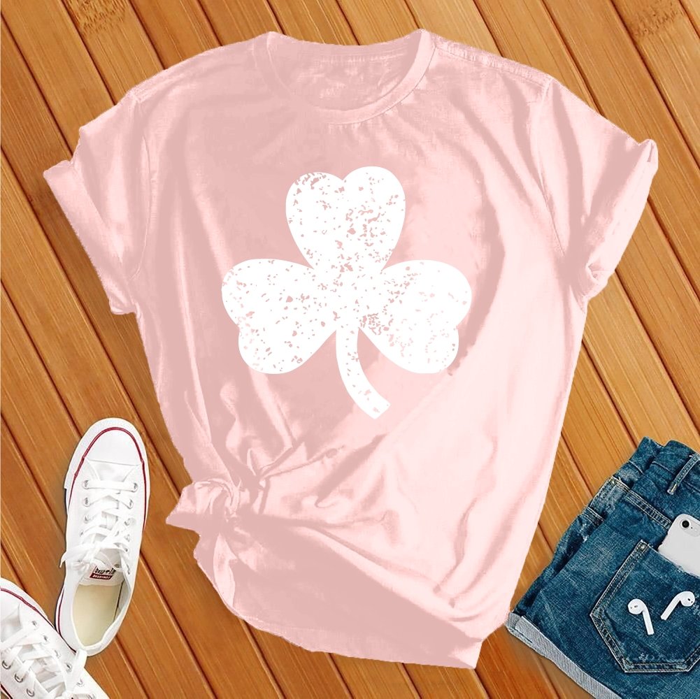 White Shamrock Tee - Love Tees